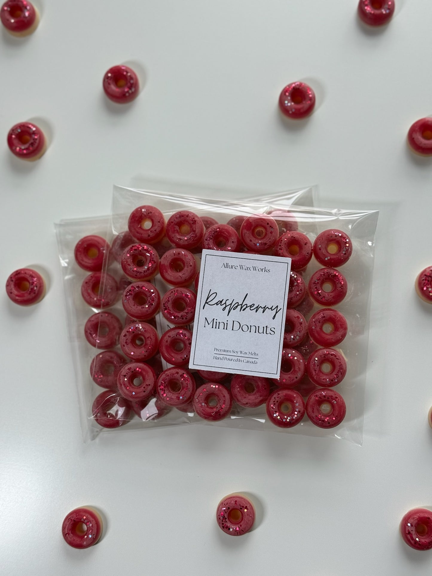 Raspberry Mini Donuts Wax Melts - Allure Wax Works