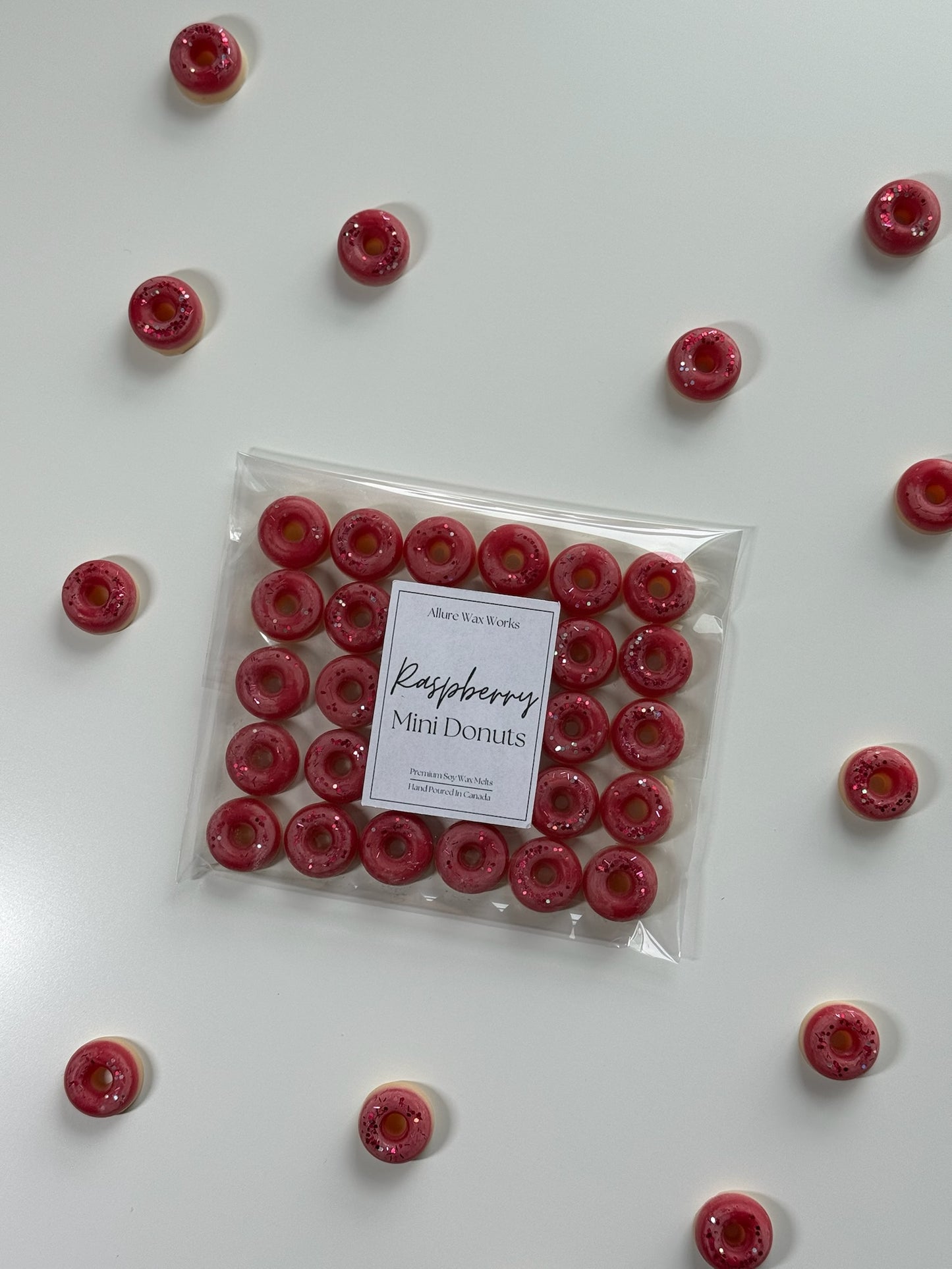Raspberry Mini Donuts Wax Melts - Allure Wax Works