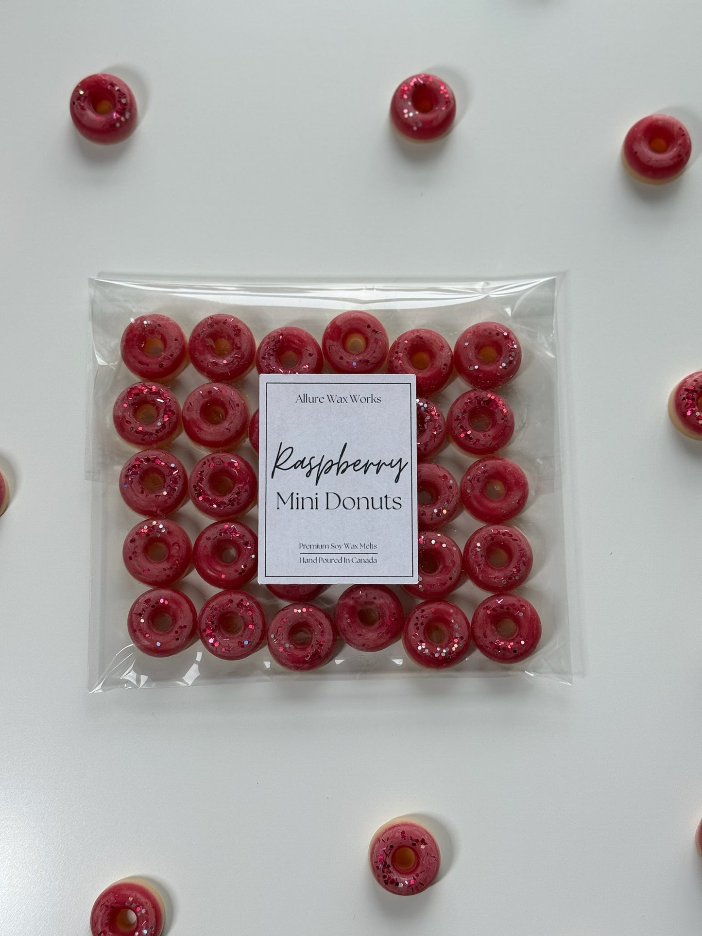 Raspberry Mini Donuts Wax Melts - Allure Wax Works