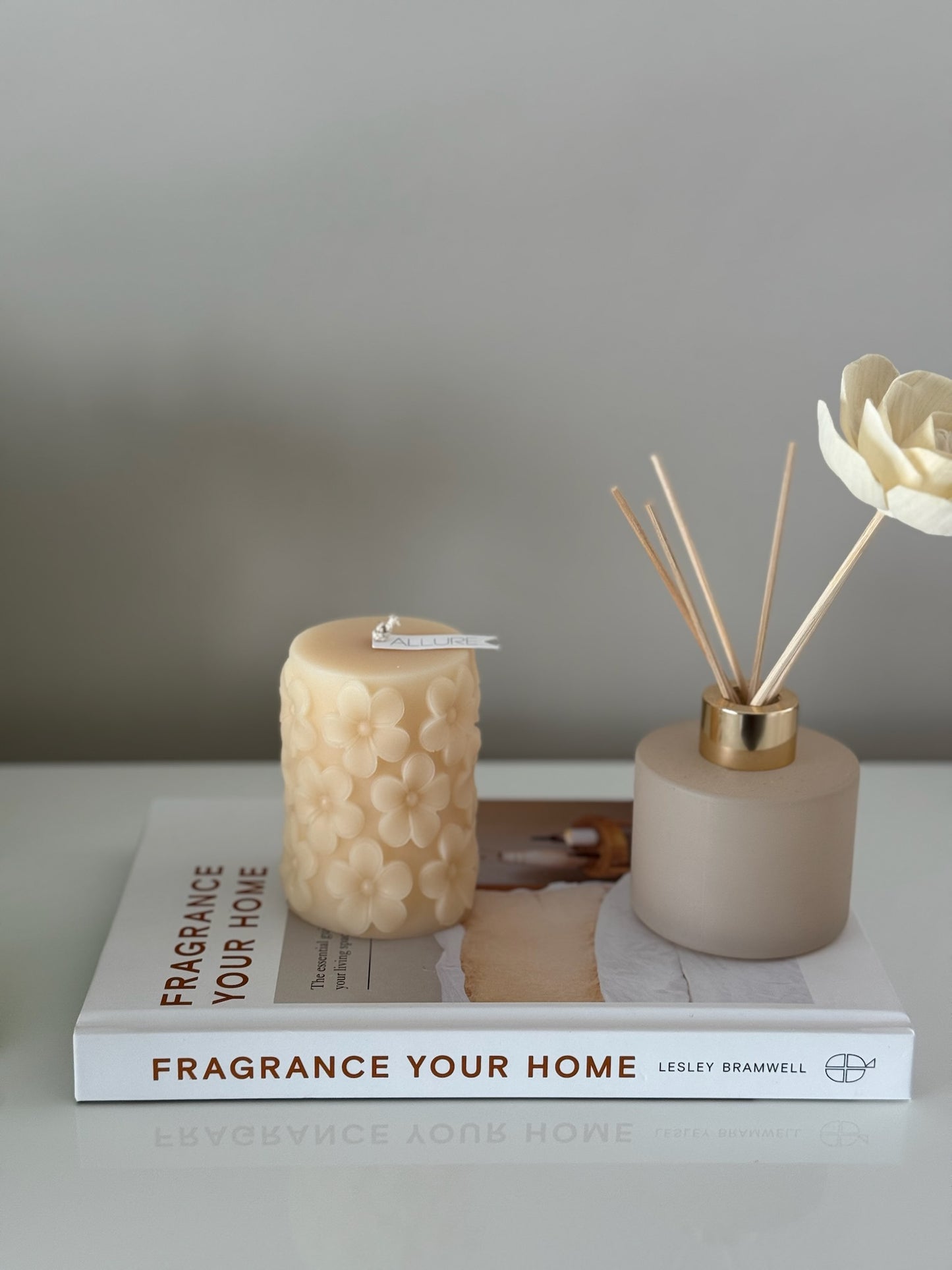 Floral Print Blossom Candle - Allure Wax Works