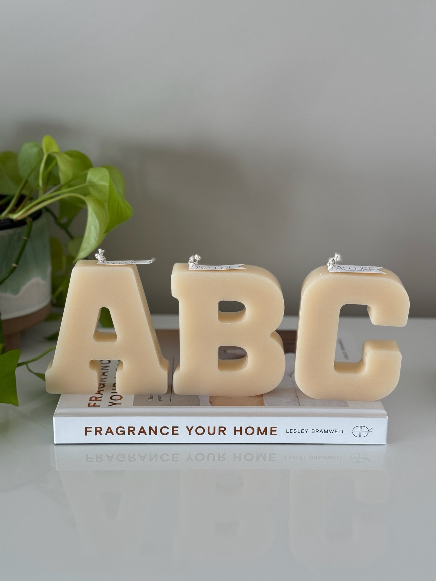 Large Letter Candle - Allure Wax Works