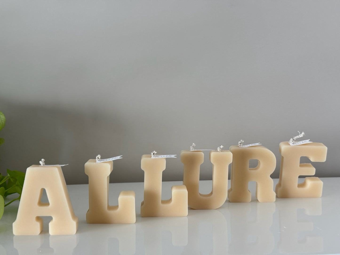 Large Letter Candle - Allure Wax Works
