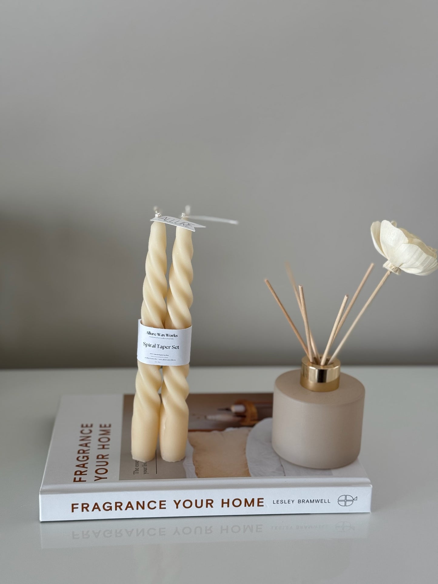 Spiral Taper Candle Set - Allure Wax Works