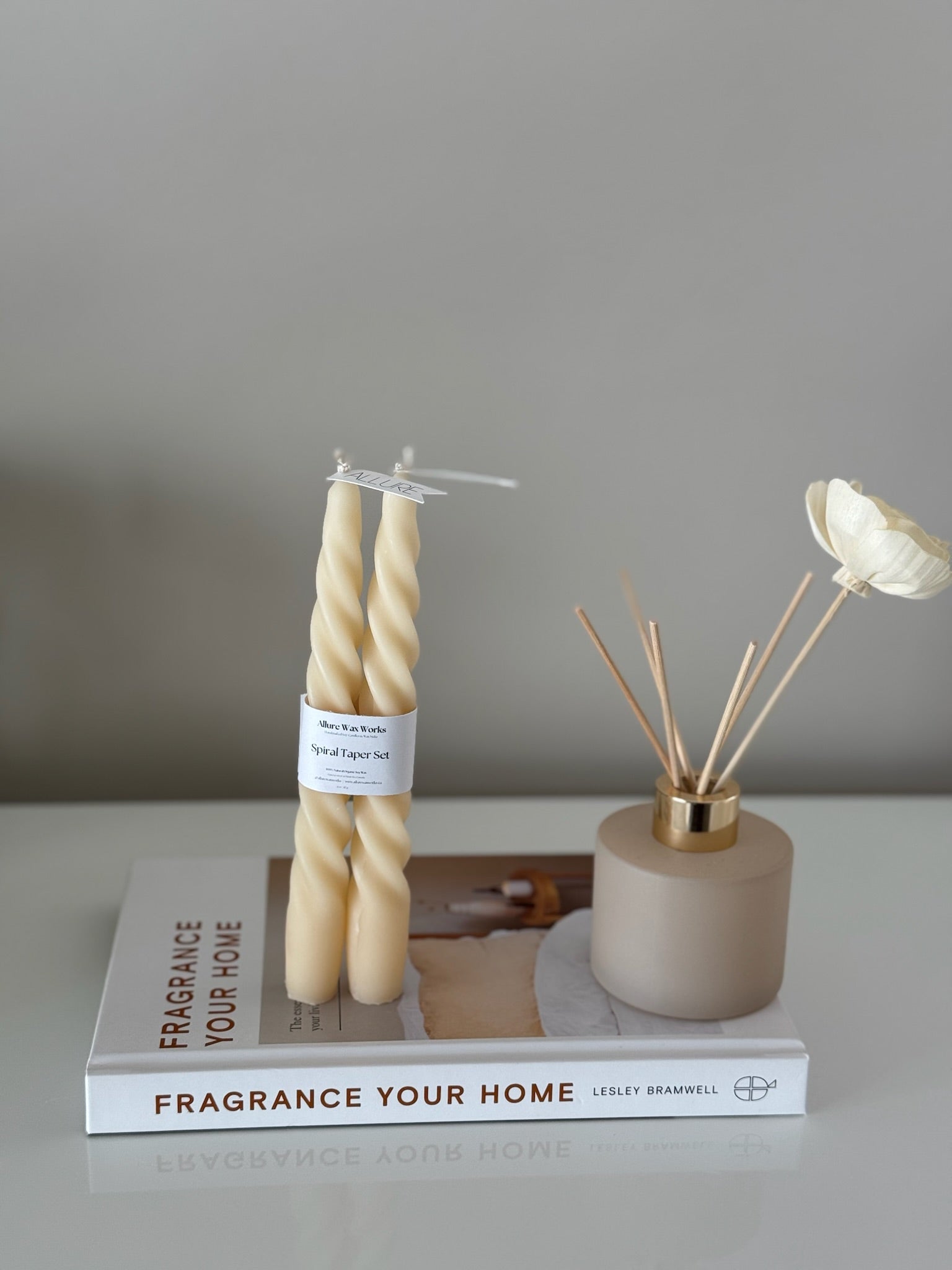 Spiral Taper Candle Set - Allure Wax Works