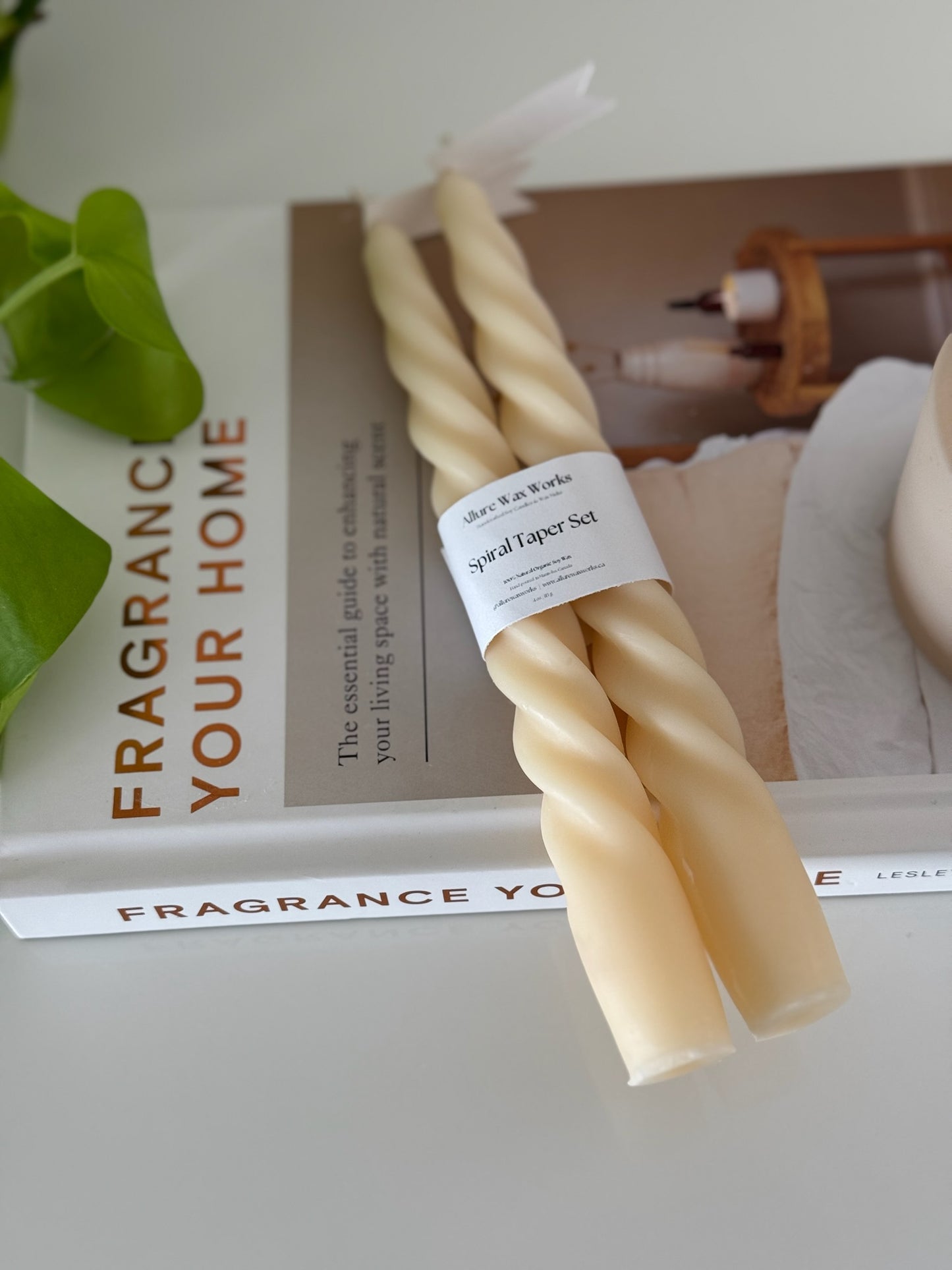 Spiral Taper Candle Set - Allure Wax Works