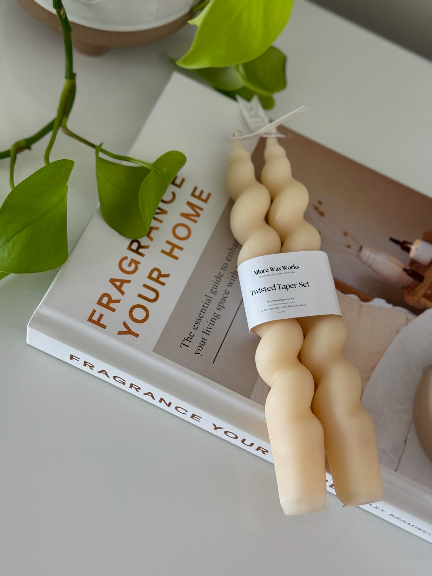 Twisted Taper Candle Set - Allure Wax Works