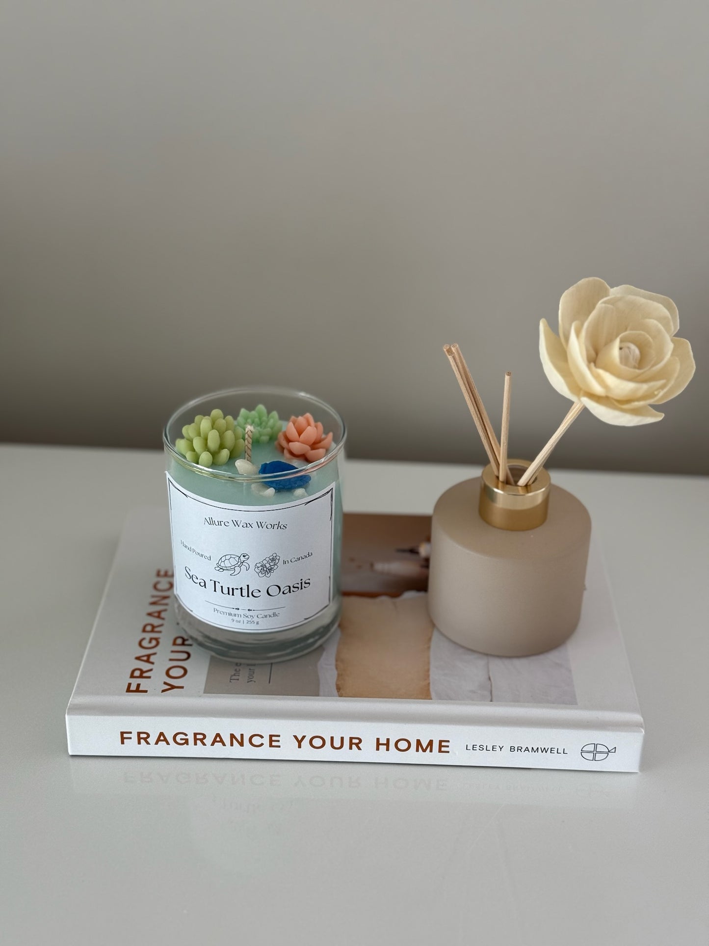 Sea Turtle Oasis Container Candle - Allure Wax Works