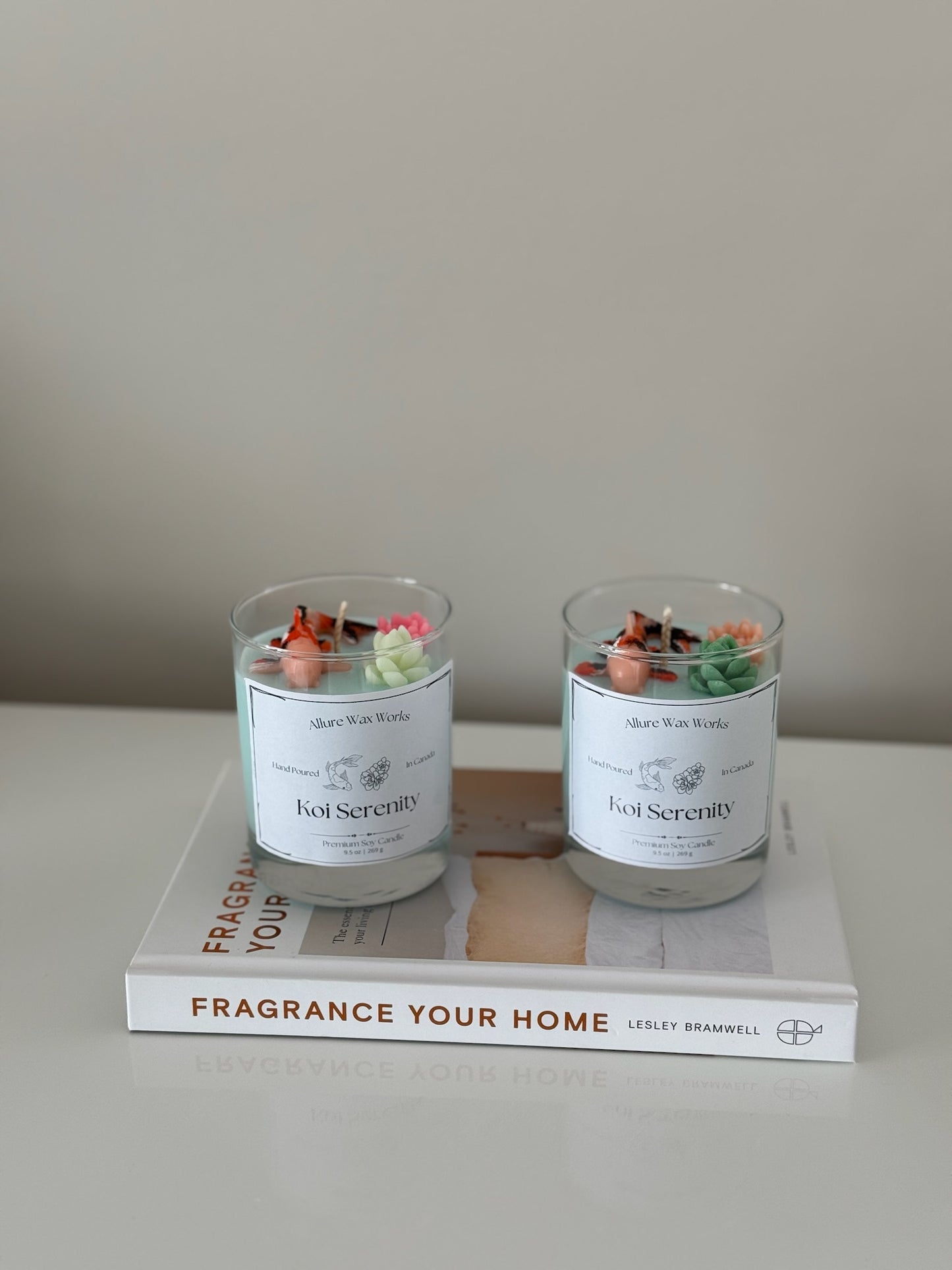 Koi Serenity Container Candle - Allure Wax Works