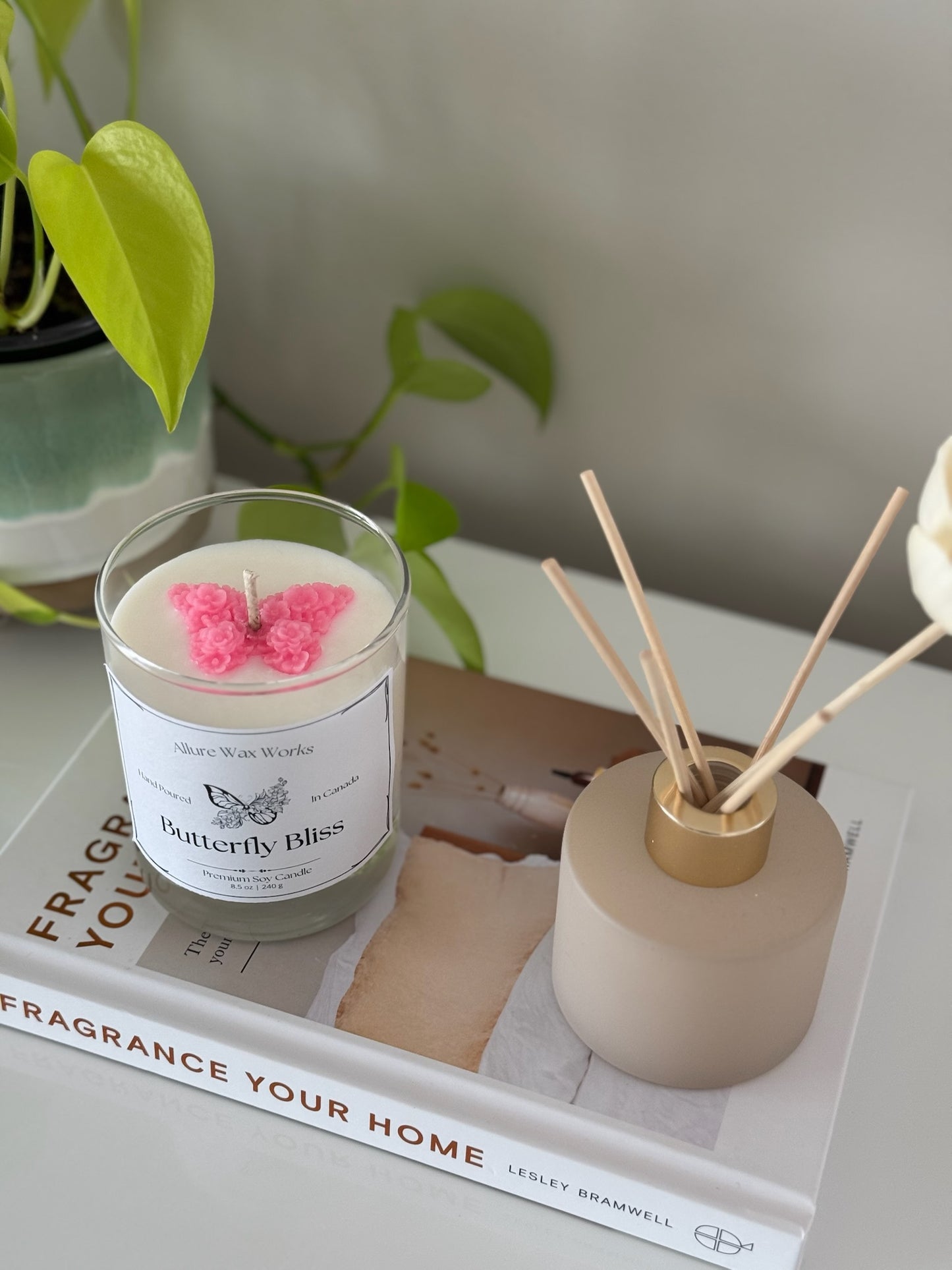 Butterfly Bliss Container Candle - Allure Wax Works