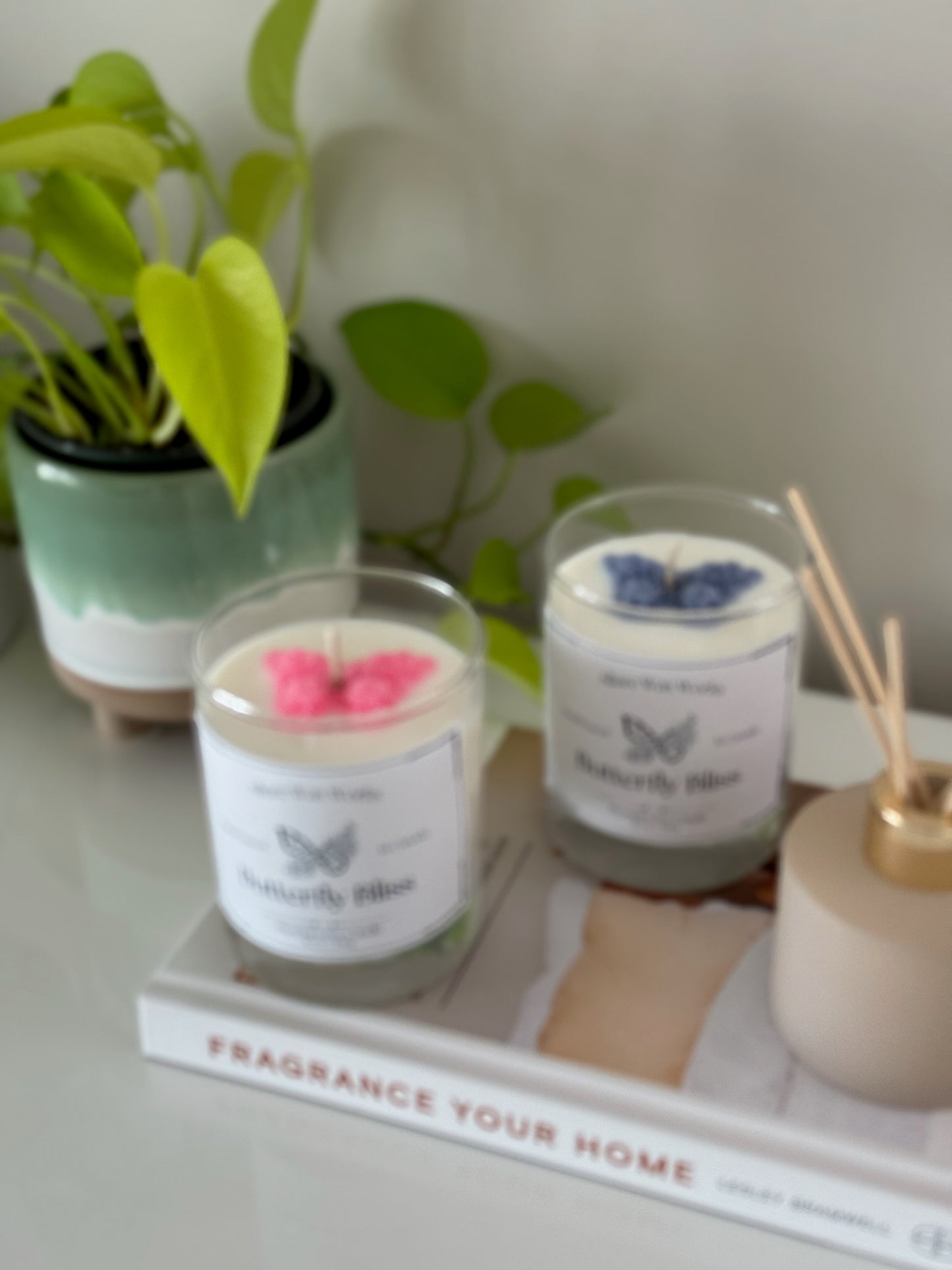 Butterfly Bliss Container Candle - Allure Wax Works