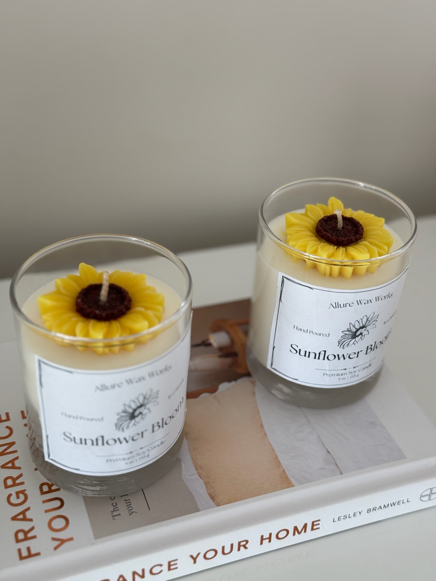 Sunflower Bloom Container Candle - Allure Wax Works