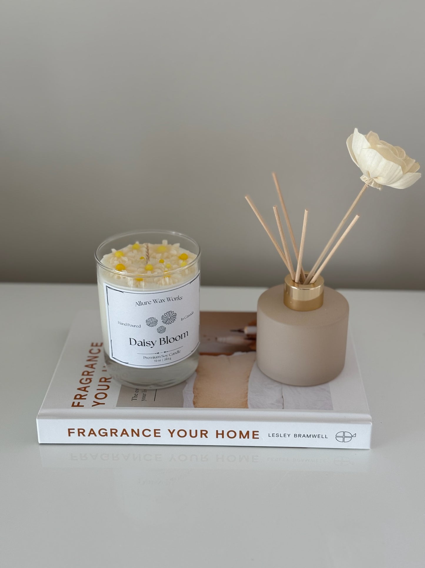 Daisy Bloom Container Candle - Allure Wax Works