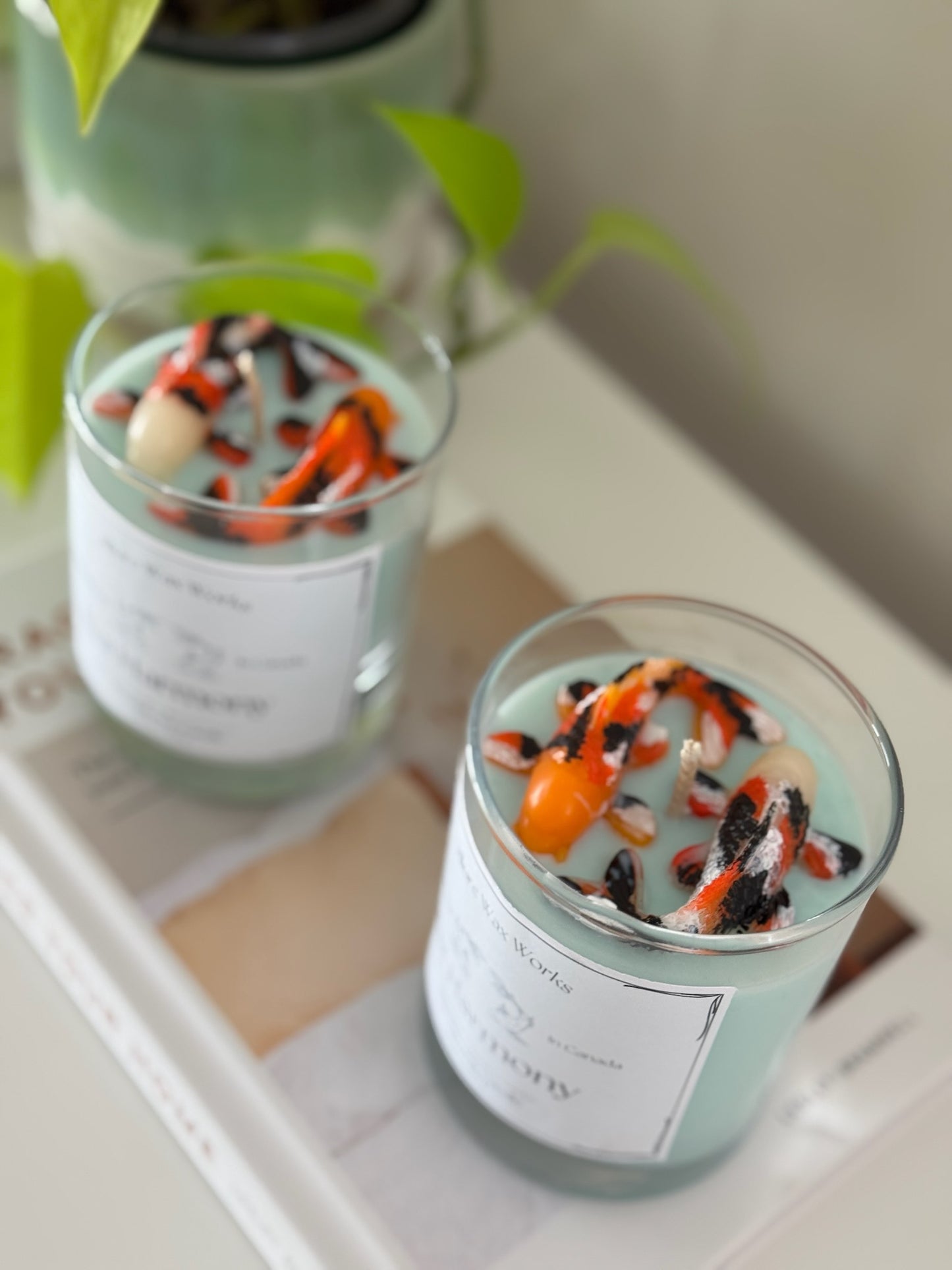 Koi Harmony Container Candle - Allure Wax Works