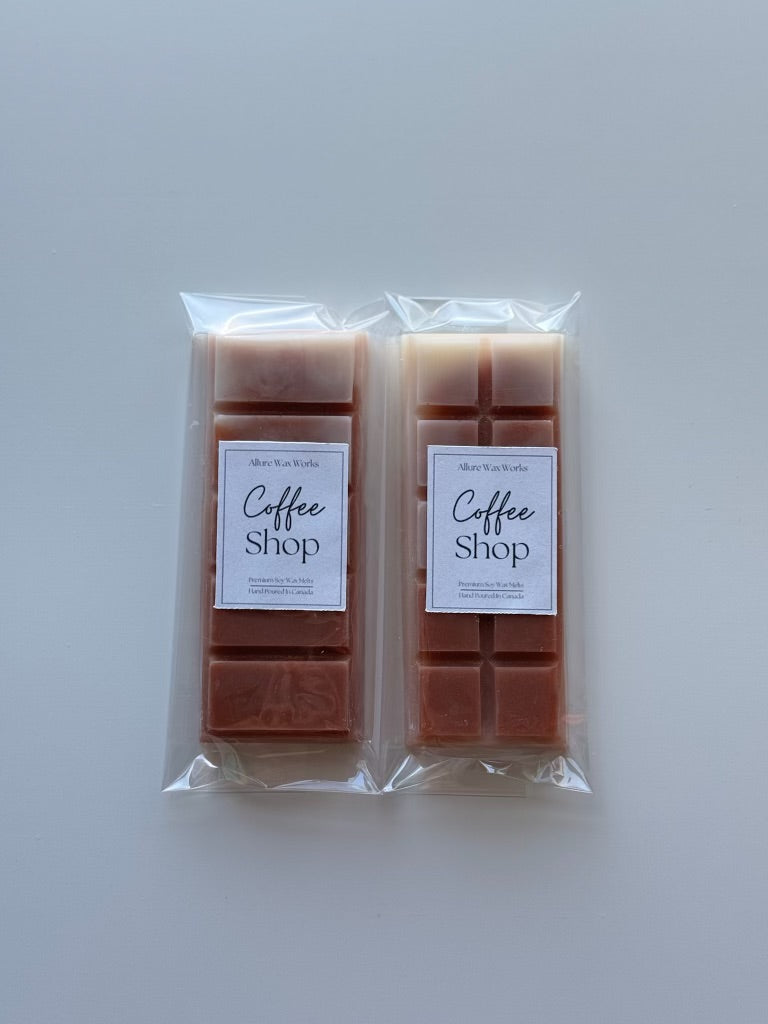 Coffee Shop Snap Bar Wax Melt - Allure Wax Works