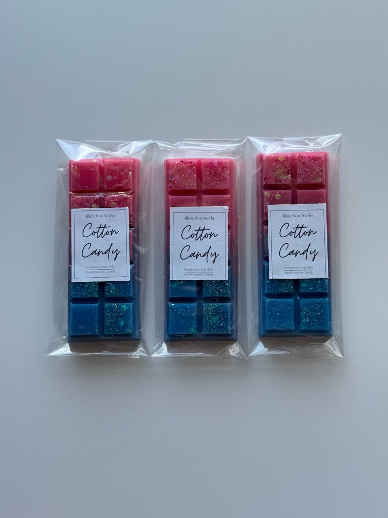 Cotton Candy Snap Bar Wax Melt - Allure Wax Works