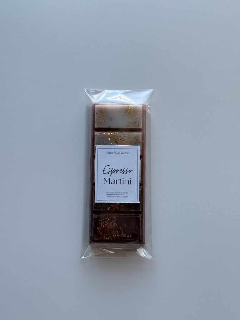 Espresso Martini Snap Bar Wax Melt - Allure Wax Works