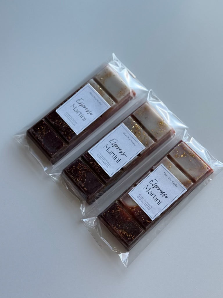 Espresso Martini Snap Bar Wax Melt - Allure Wax Works