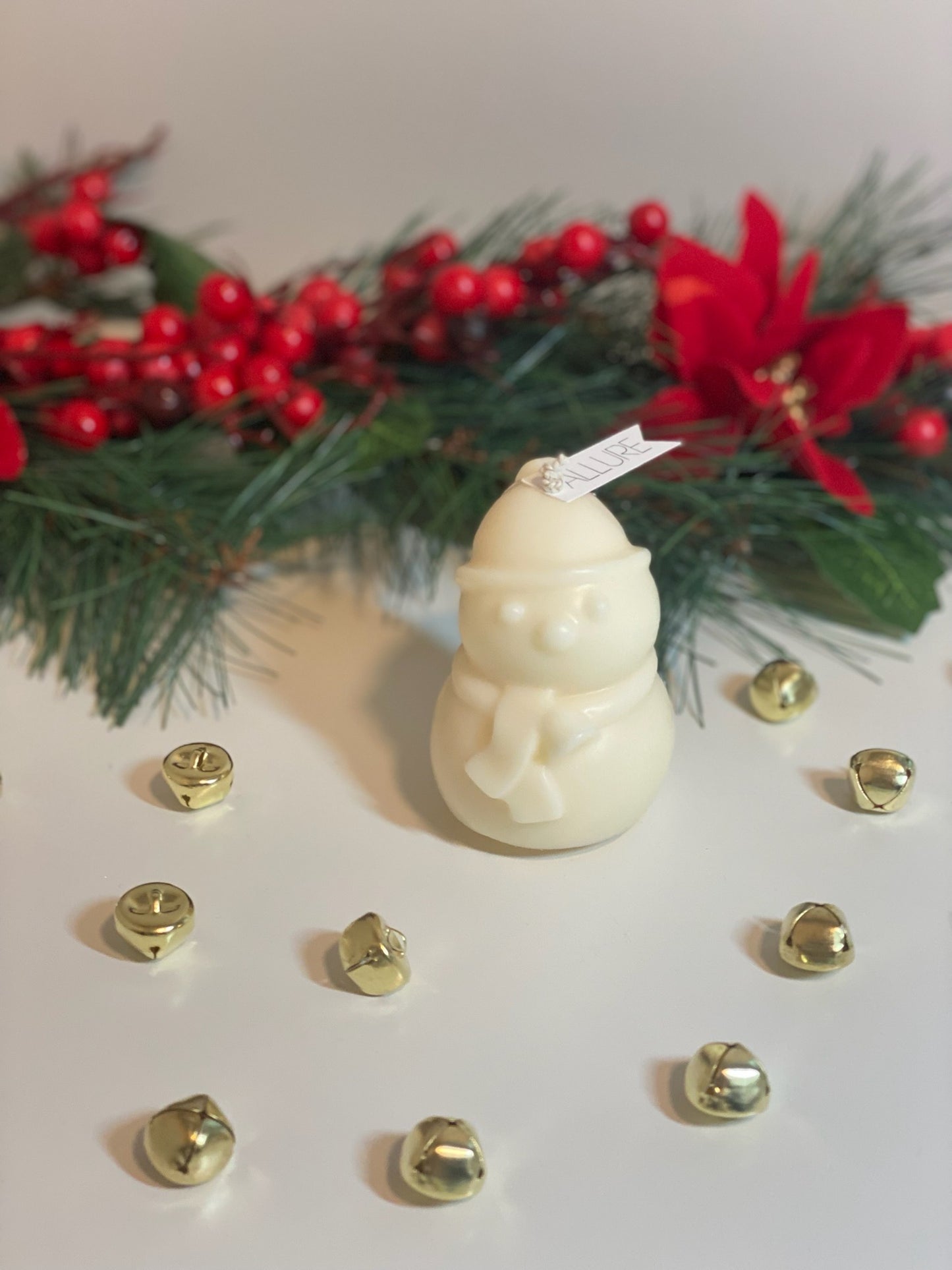 Mini Snowman Candle - Limited Edition - Allure Wax Works