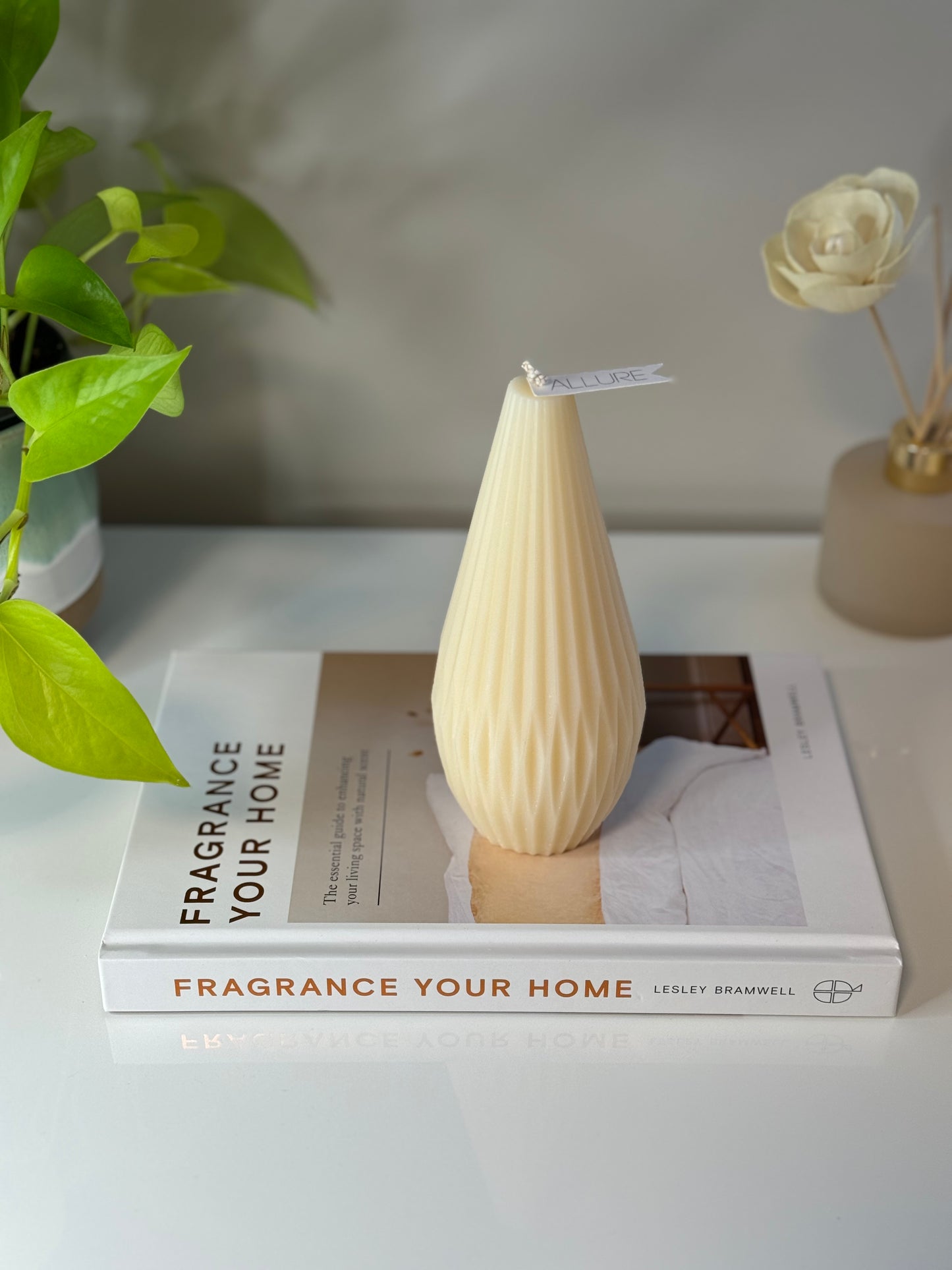 Geometric Pillar Candle - Allure Wax Works