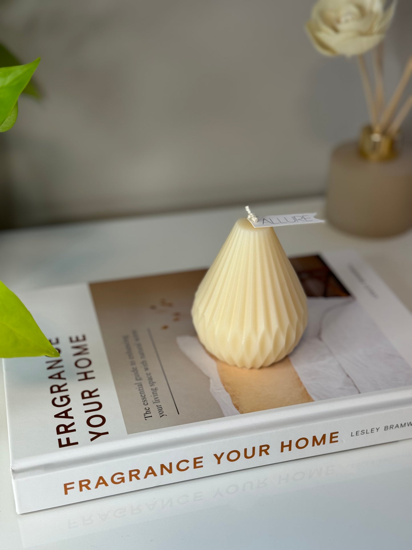 Geometric Pillar Candle - Allure Wax Works