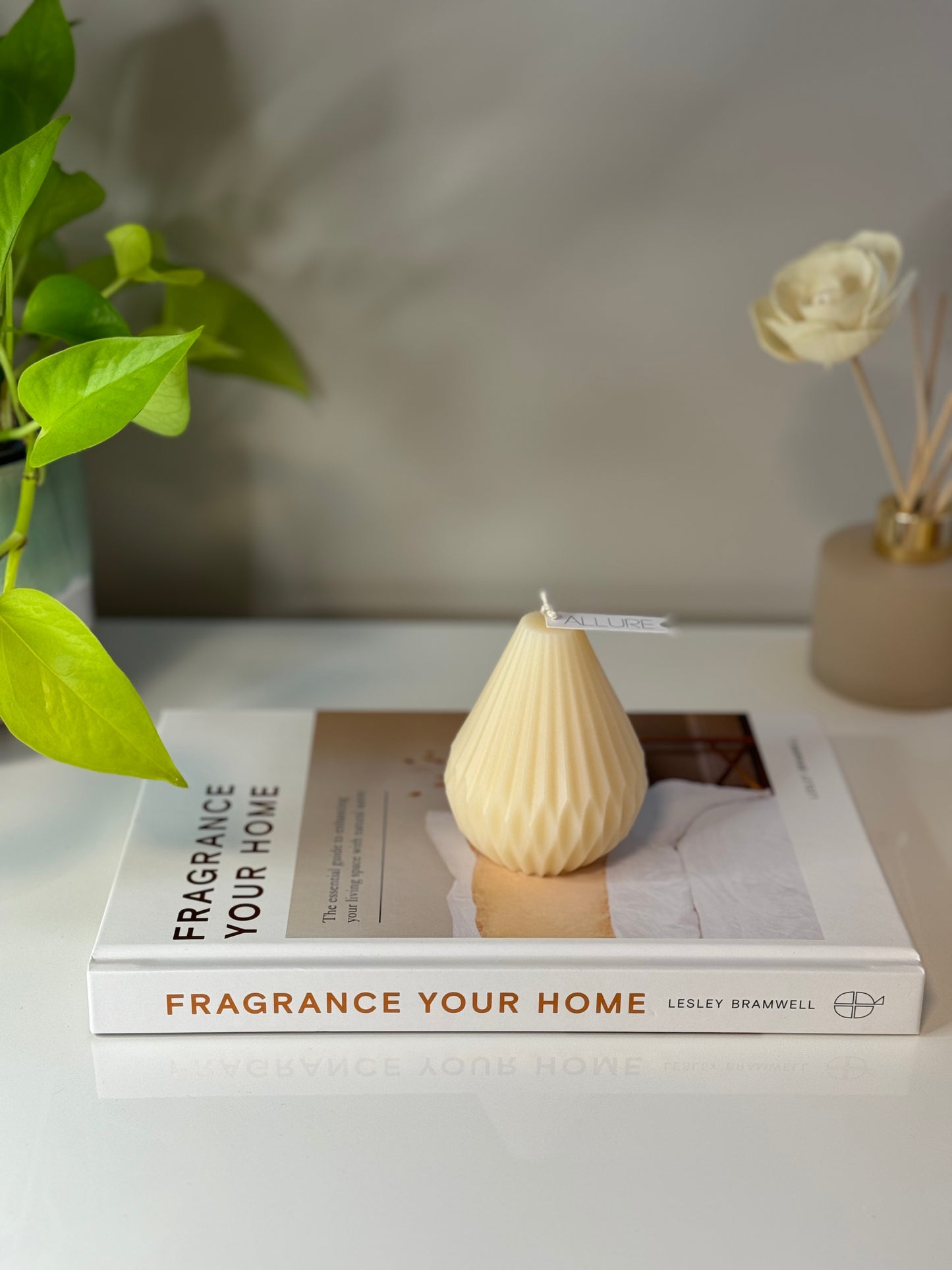 Geometric Pillar Candle - Allure Wax Works