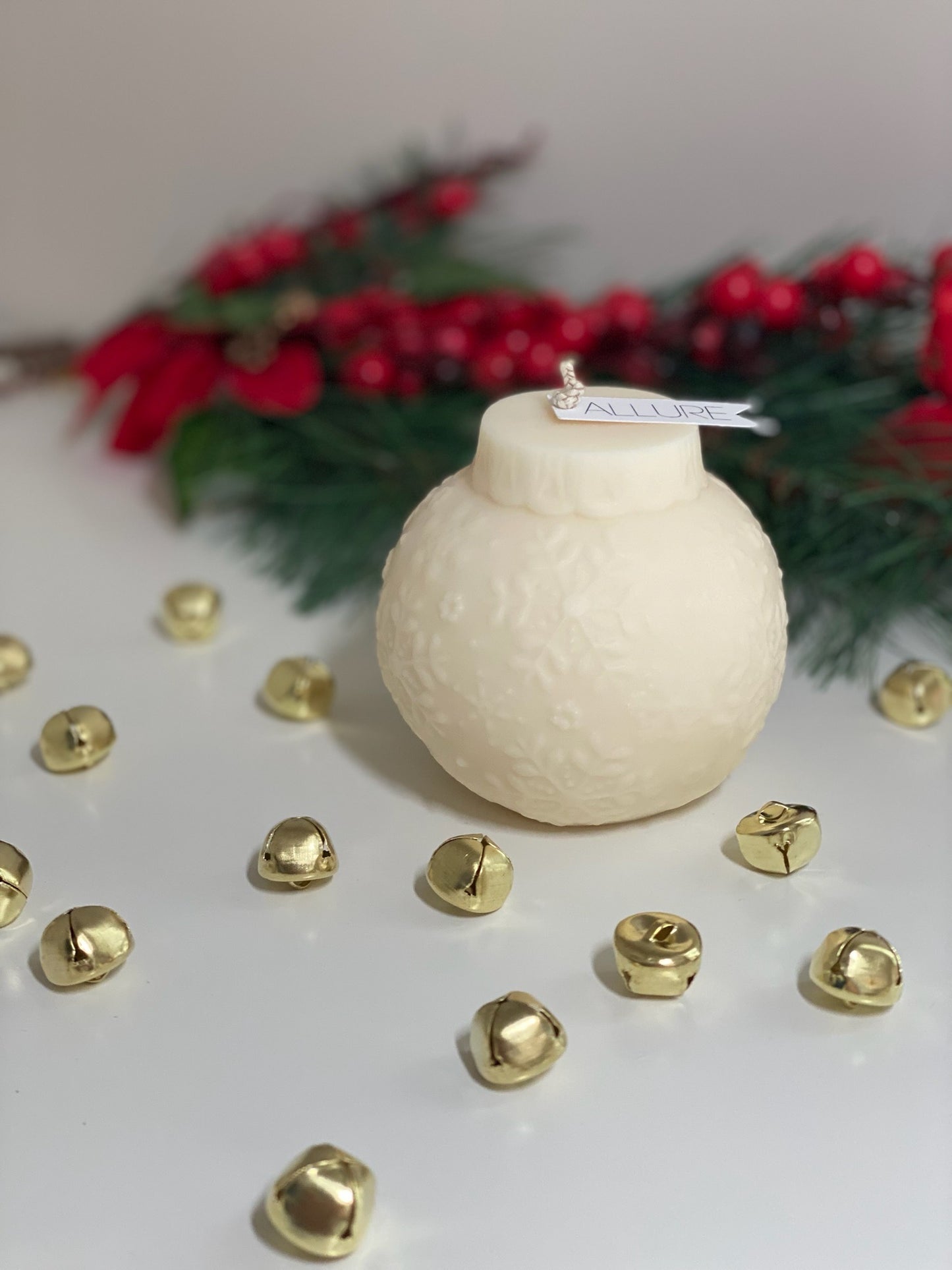 Christmas Ornament Bauble Candle - Limited Edition - Allure Wax Works