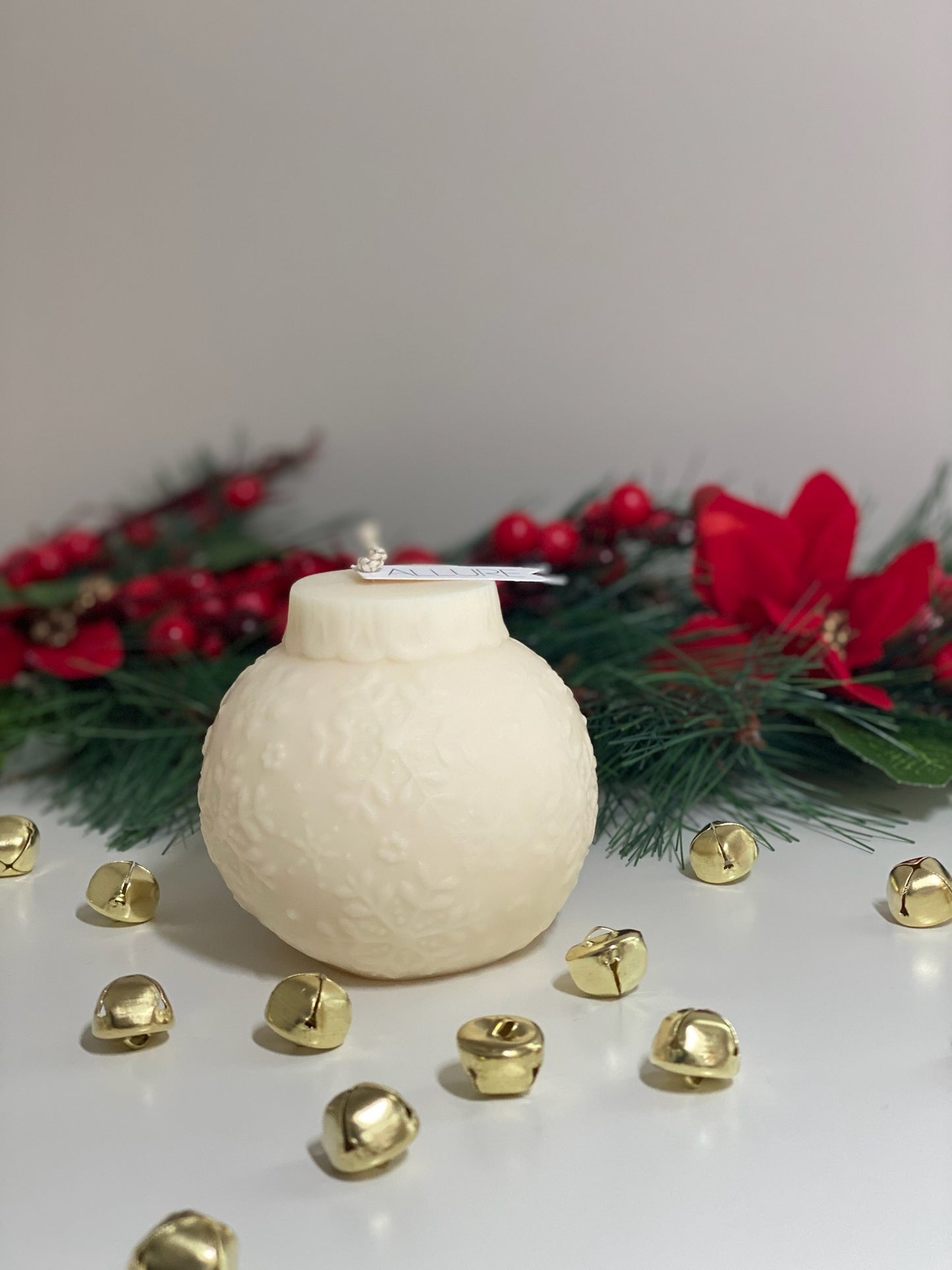 Christmas Ornament Bauble Candle - Limited Edition - Allure Wax Works