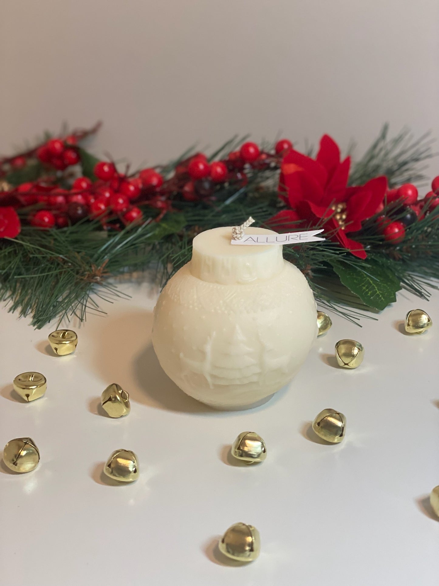Christmas Ornament Bauble Candle - Limited Edition - Allure Wax Works