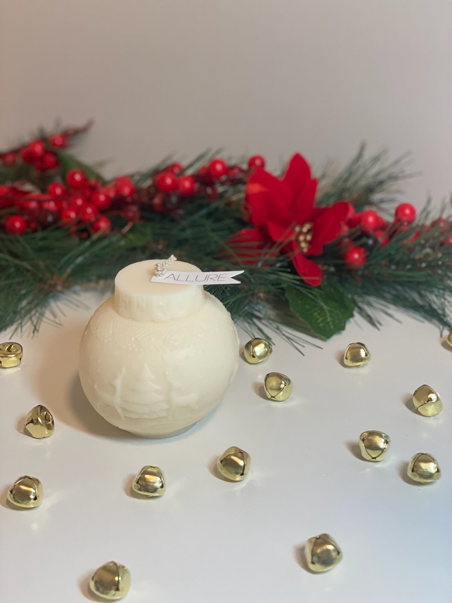 Christmas Ornament Bauble Candle - Limited Edition - Allure Wax Works