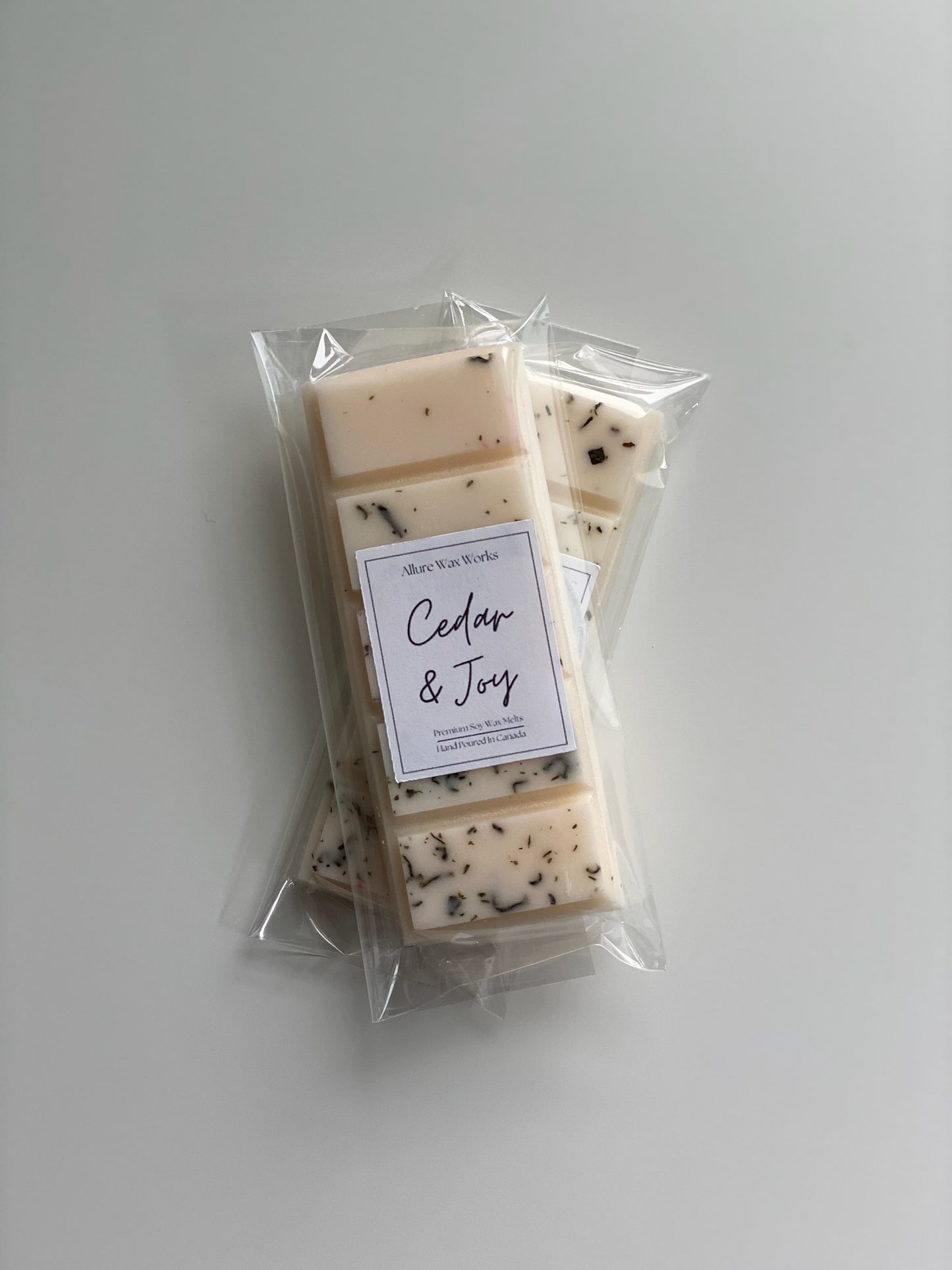 Cedar & Joy Botanical Snap Bar Wax Melts - Allure Wax Works