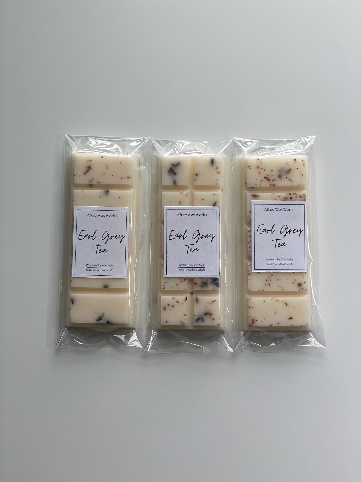Earl Grey Tea Botanical Snap Bar Wax Melts - Allure Wax Works