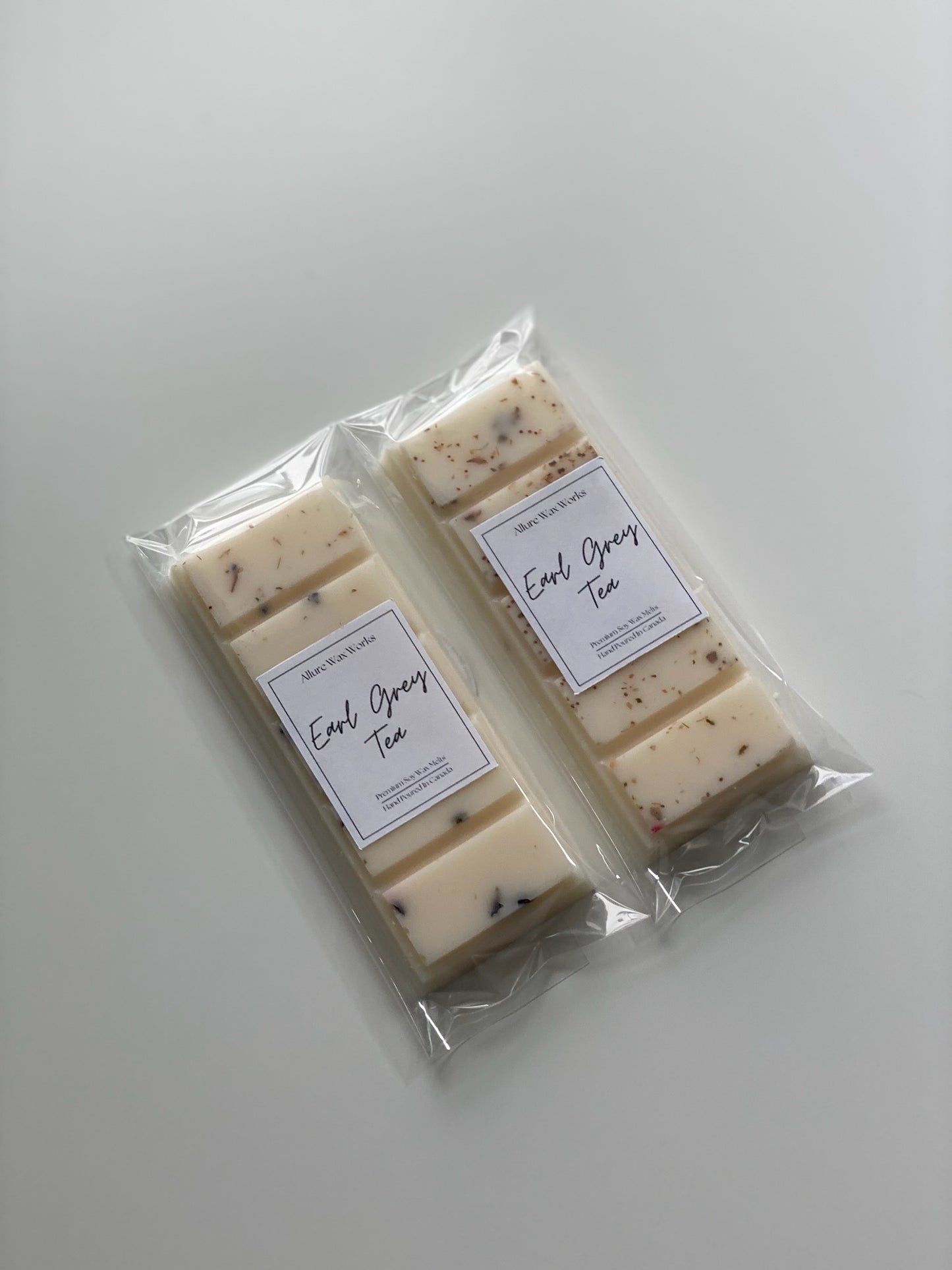 Earl Grey Tea Botanical Snap Bar Wax Melts - Allure Wax Works
