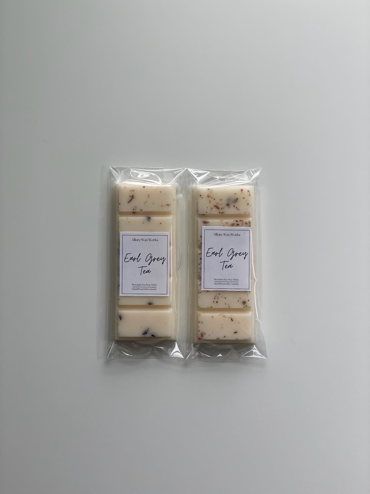 Earl Grey Tea Botanical Snap Bar Wax Melts - Allure Wax Works