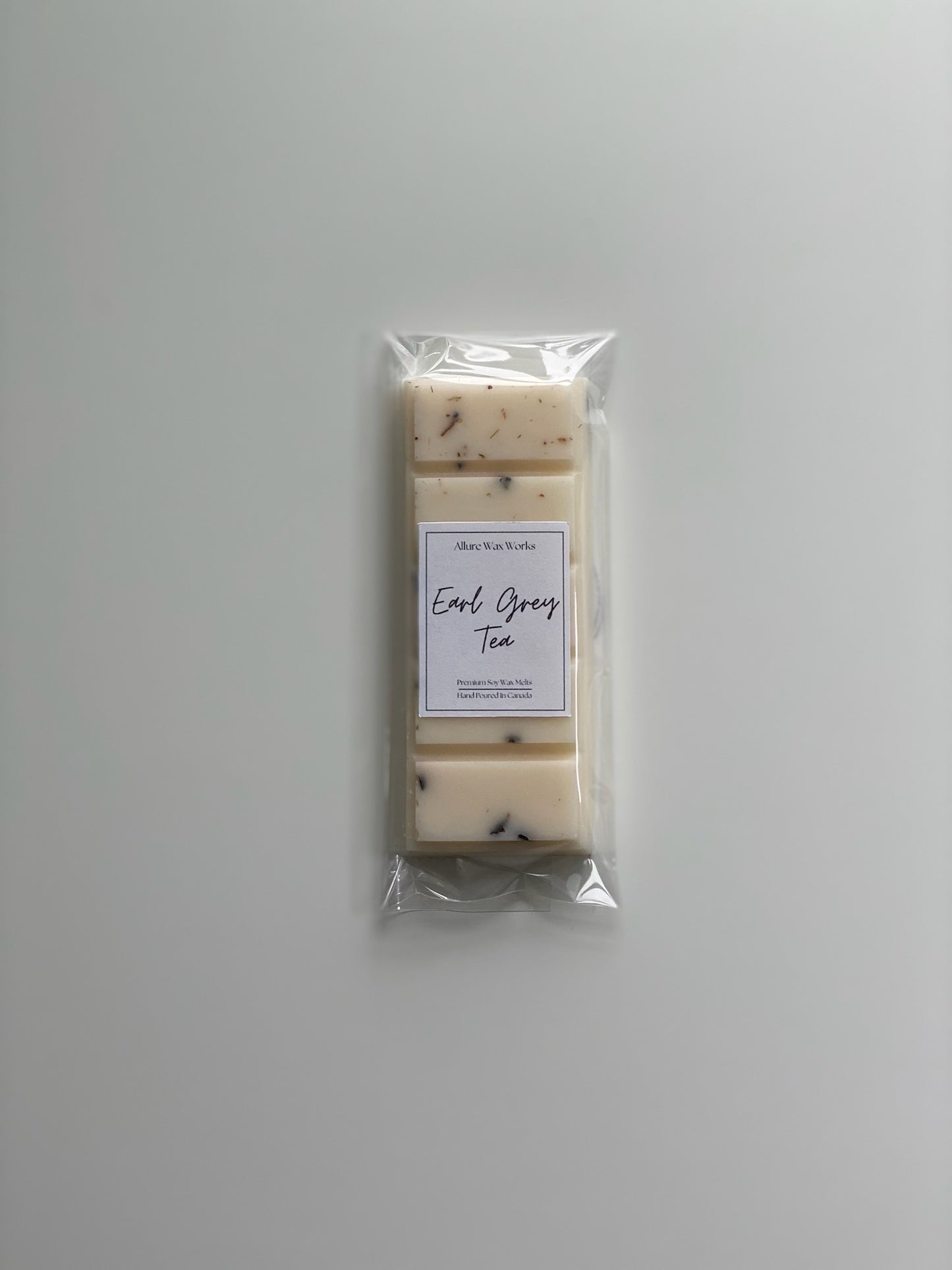 Earl Grey Tea Botanical Snap Bar Wax Melts - Allure Wax Works