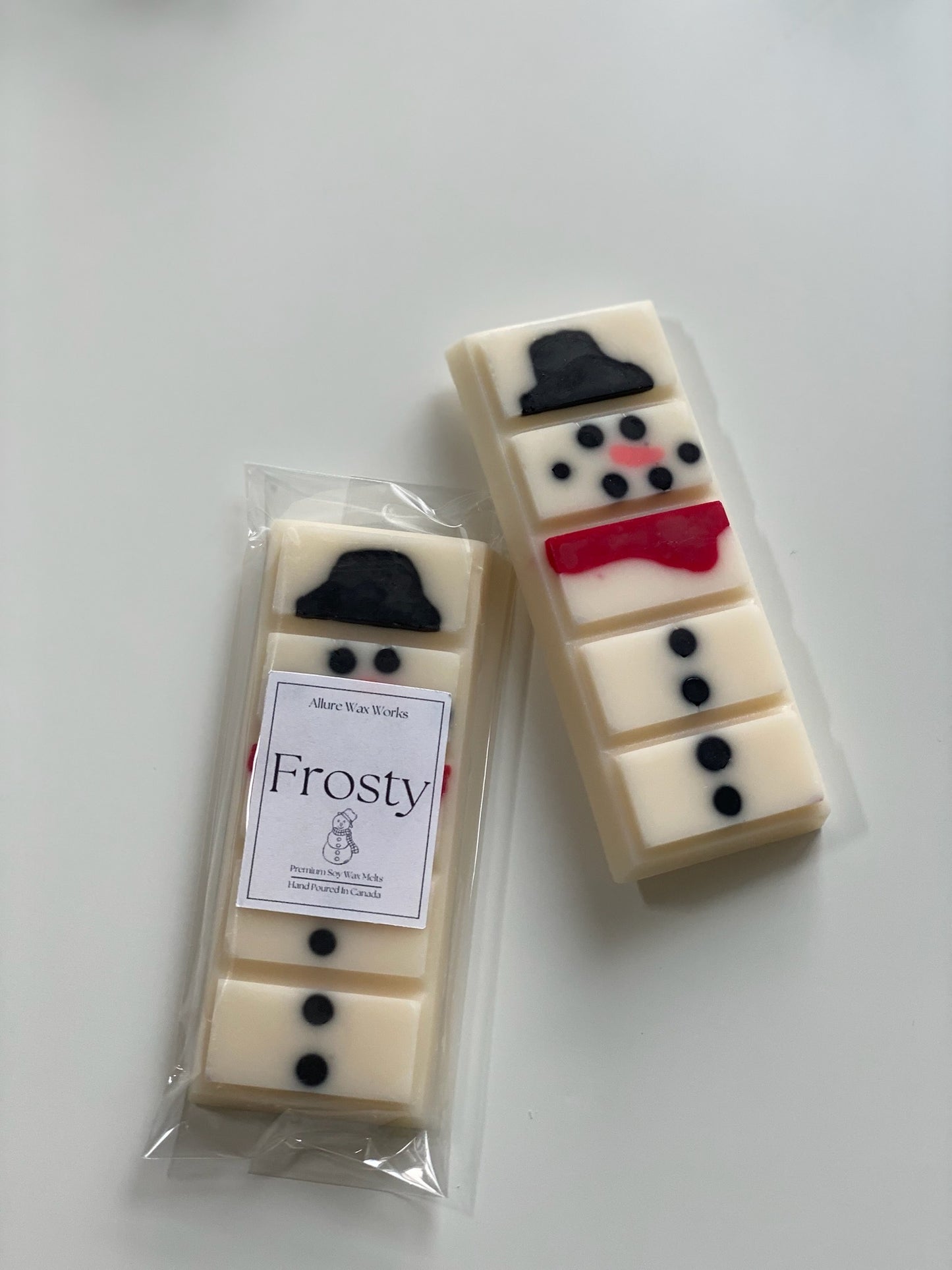 Frosty Snowman Snap Bar Wax Melts - Limited Edition - Allure Wax Works