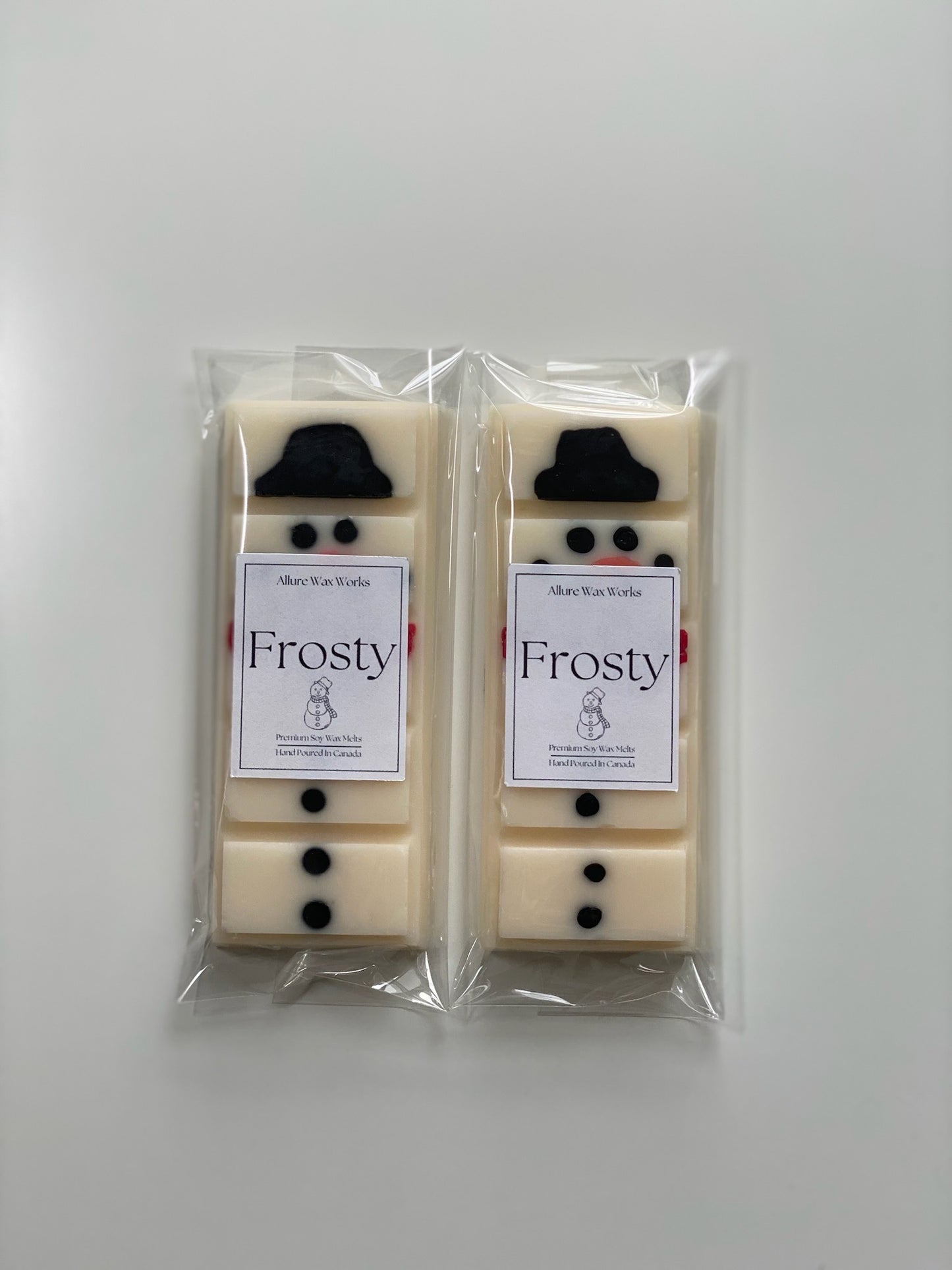 Frosty Snowman Snap Bar Wax Melts - Limited Edition - Allure Wax Works