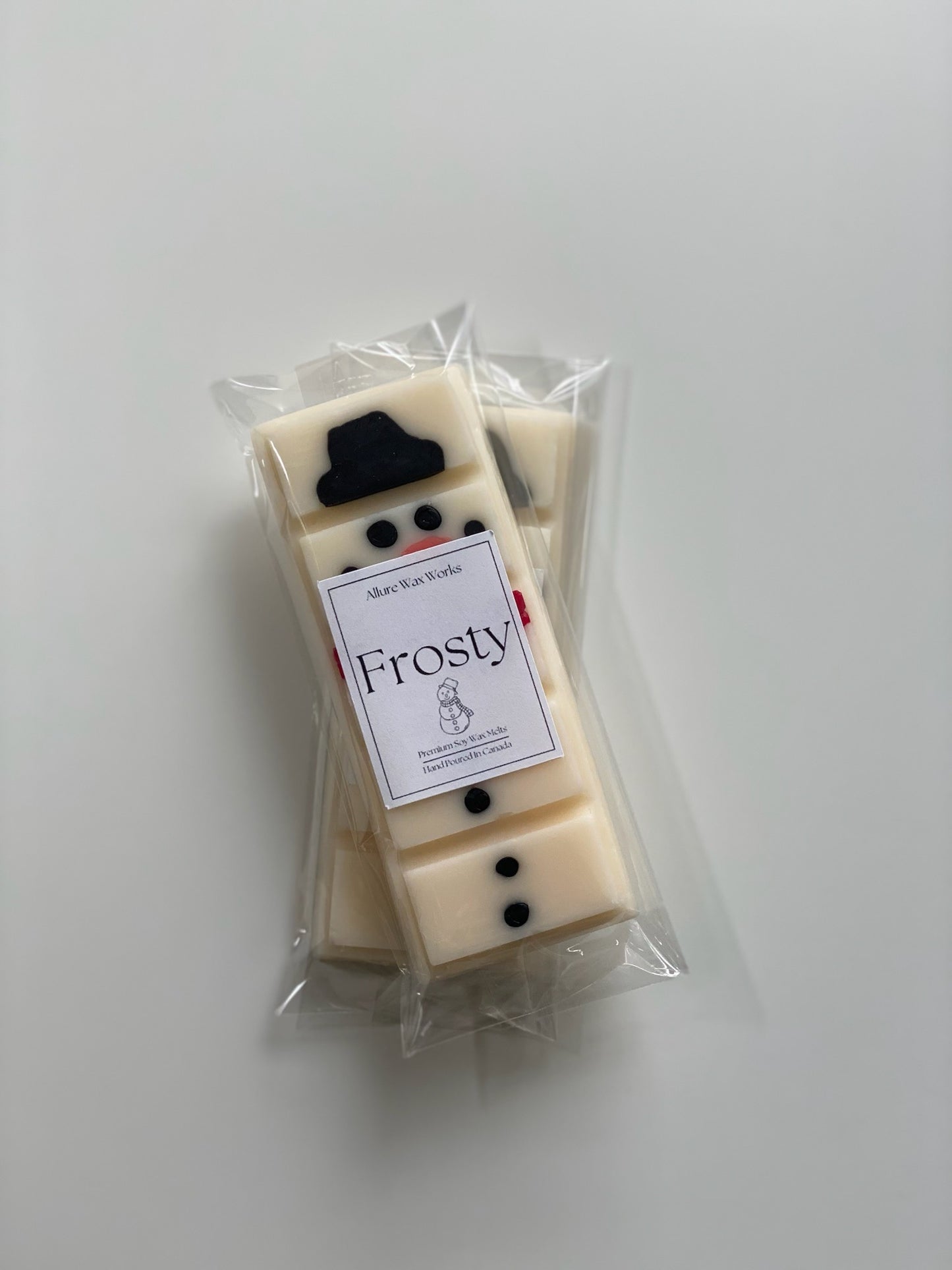 Frosty Snowman Snap Bar Wax Melts - Limited Edition - Allure Wax Works