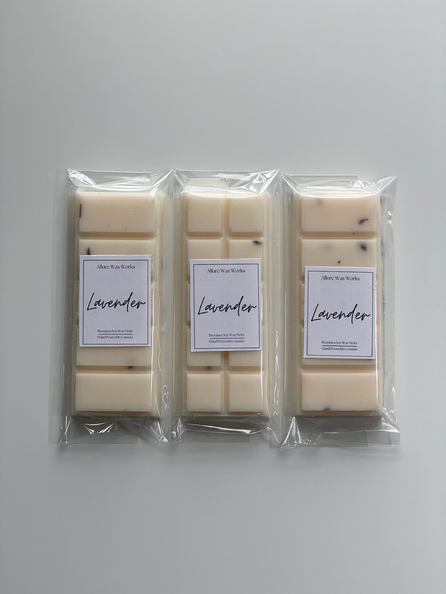 Lavender Botanical Snap Bar Wax Melts - Allure Wax Works