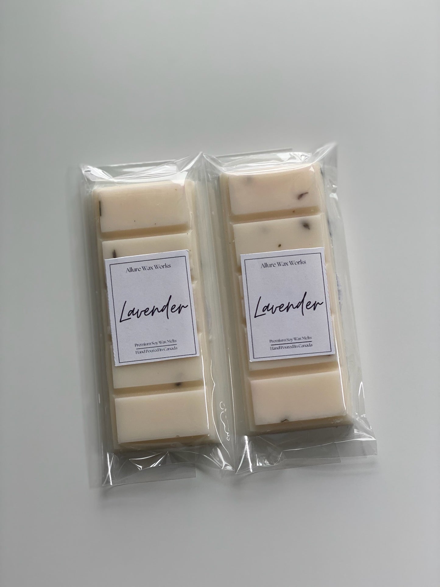 Lavender Botanical Snap Bar Wax Melts - Allure Wax Works