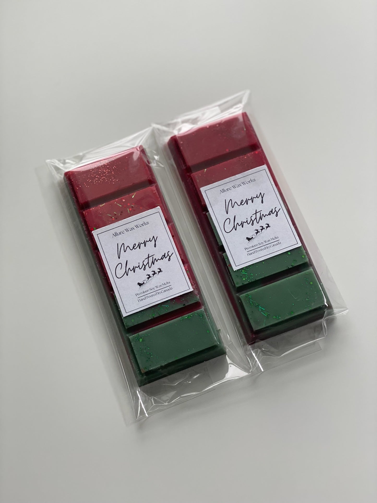 Merry Christmas Snap Bar Wax Melts - Limited Edition - Allure Wax Works