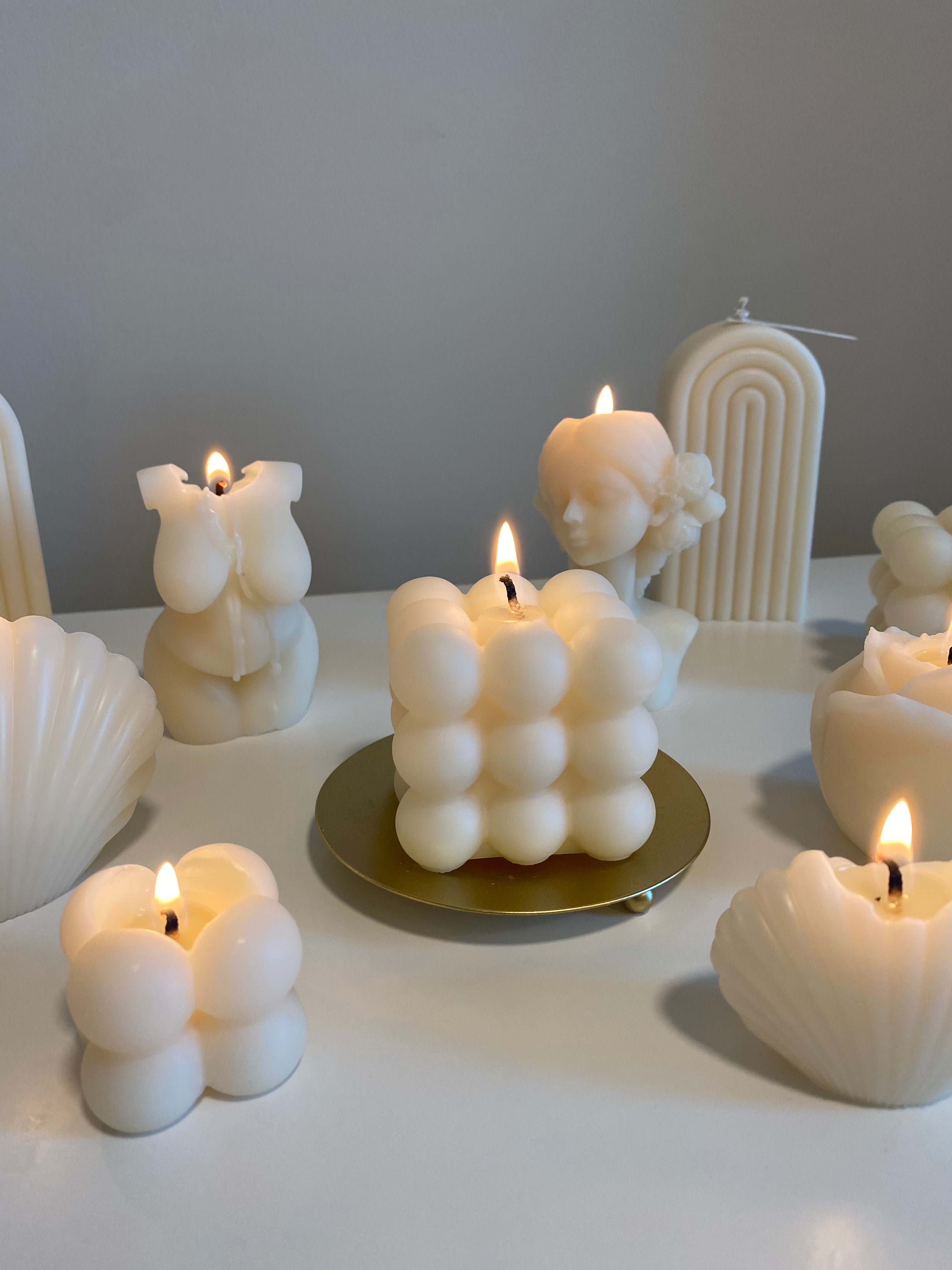 Bubble Cube Candle - Allure Wax Works
