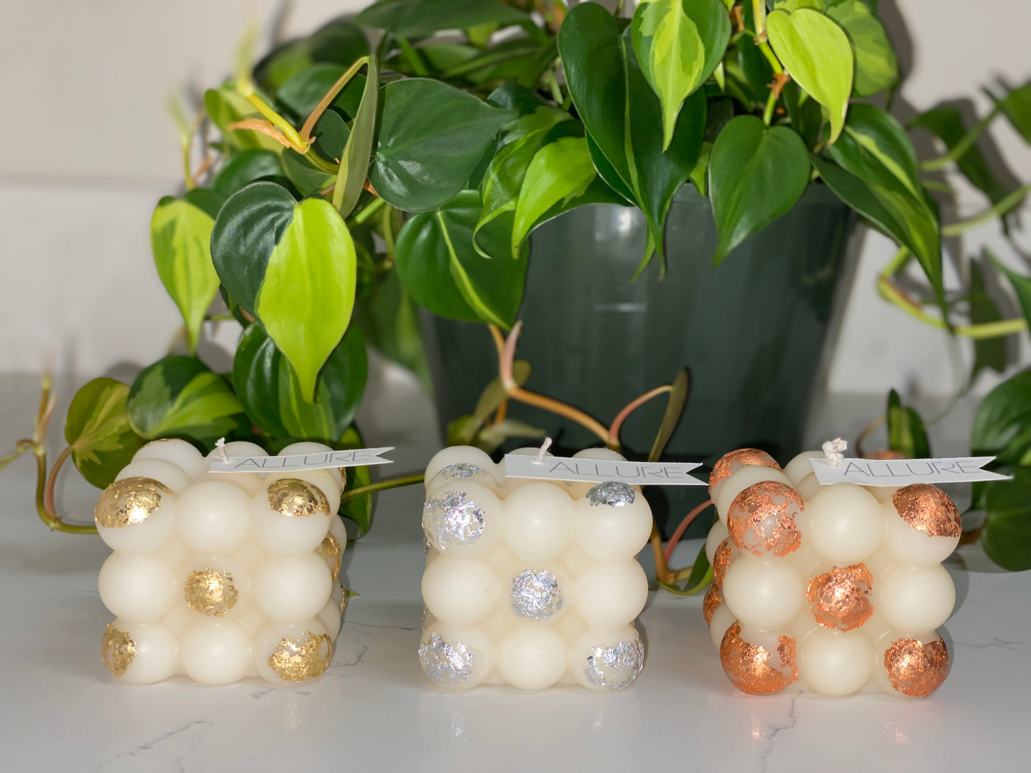 Bubble Cube Candle - Allure Wax Works