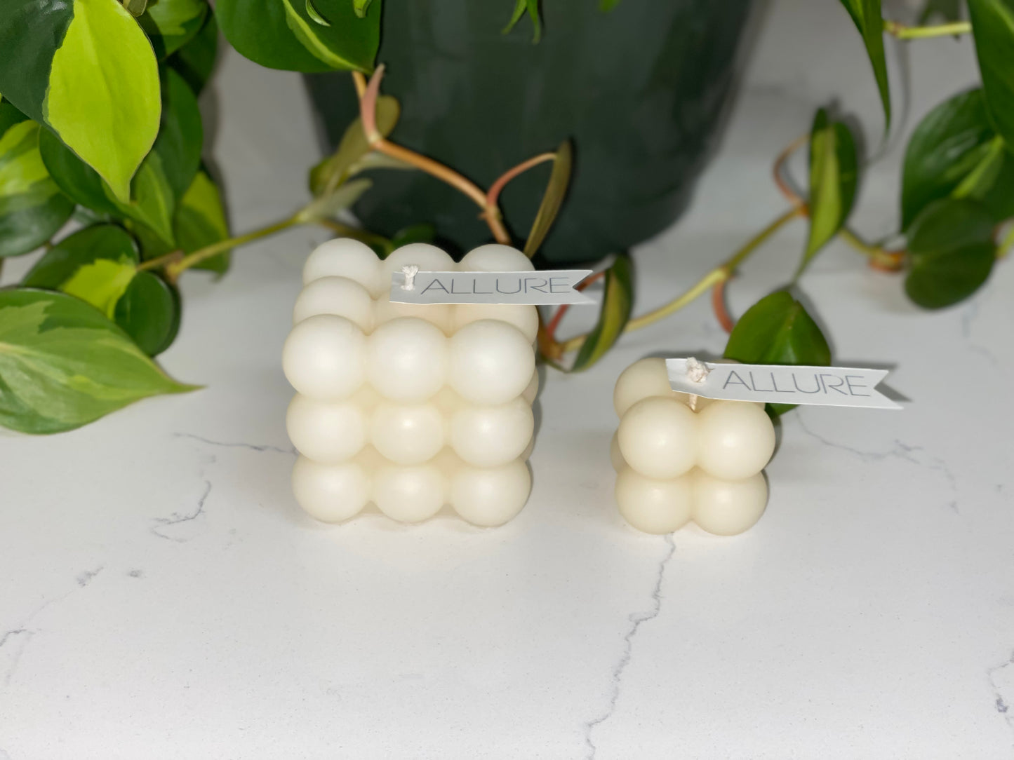 Bubble Cube Candle - Allure Wax Works