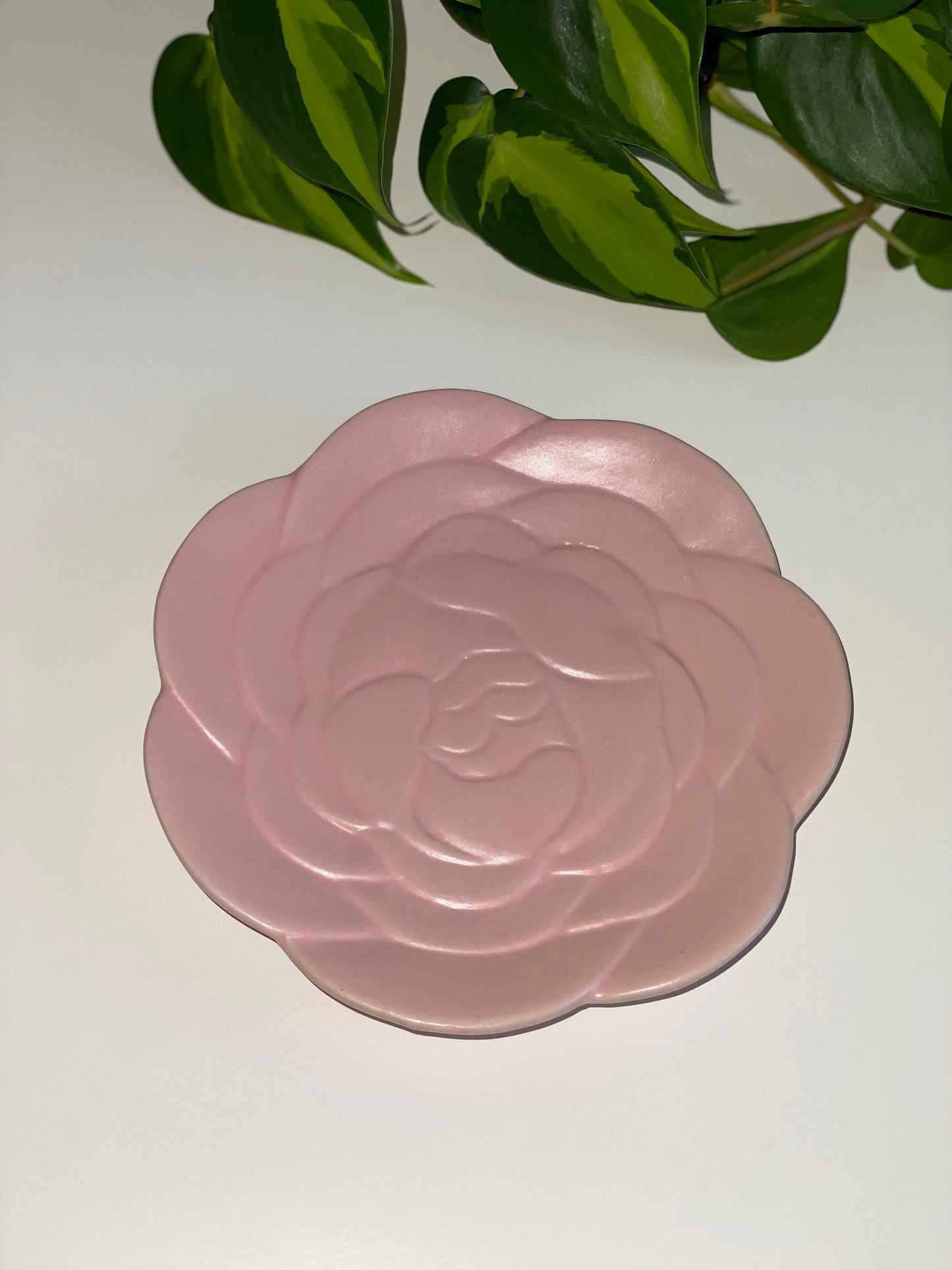Ceramic Candle Coaster Tray