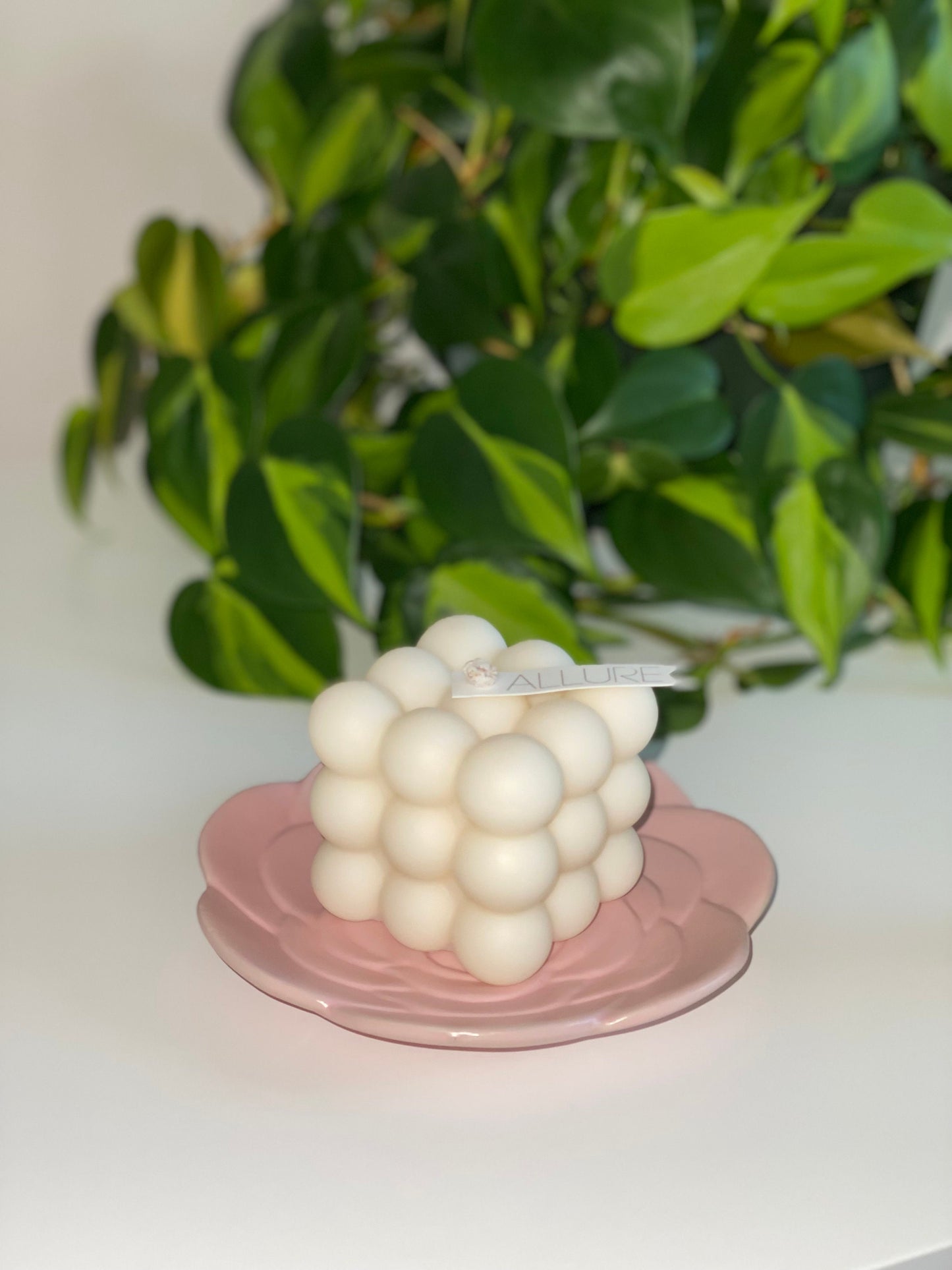 Ceramic Candle Coaster Tray