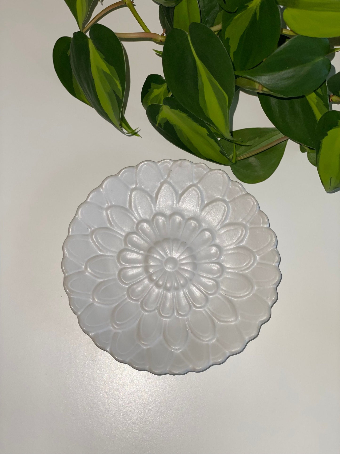 Ceramic Candle Coaster Tray