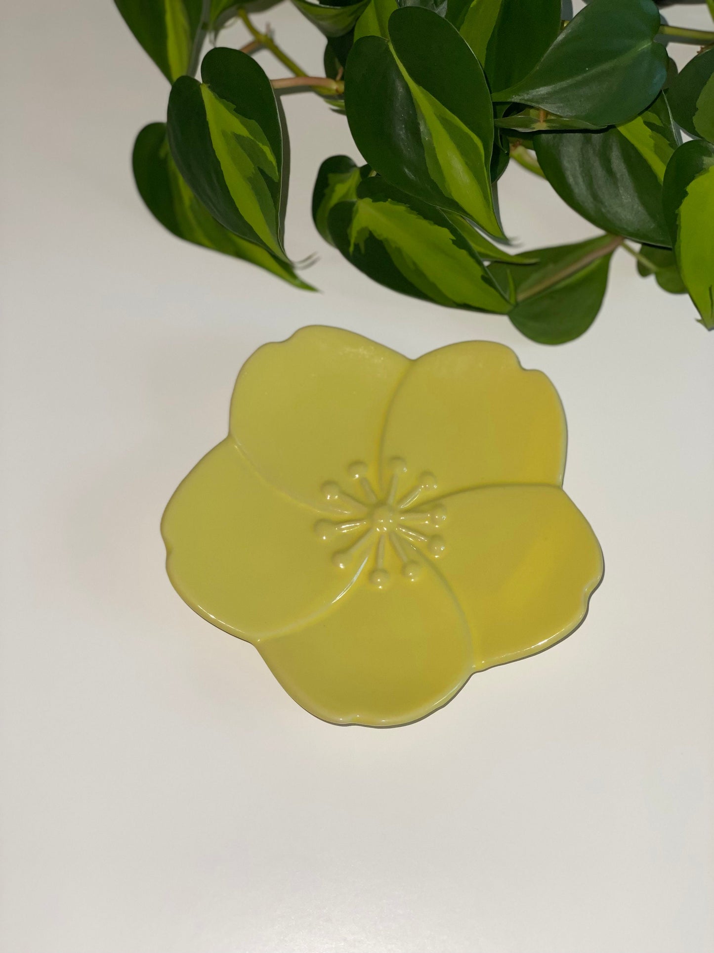 Ceramic Candle Coaster Tray