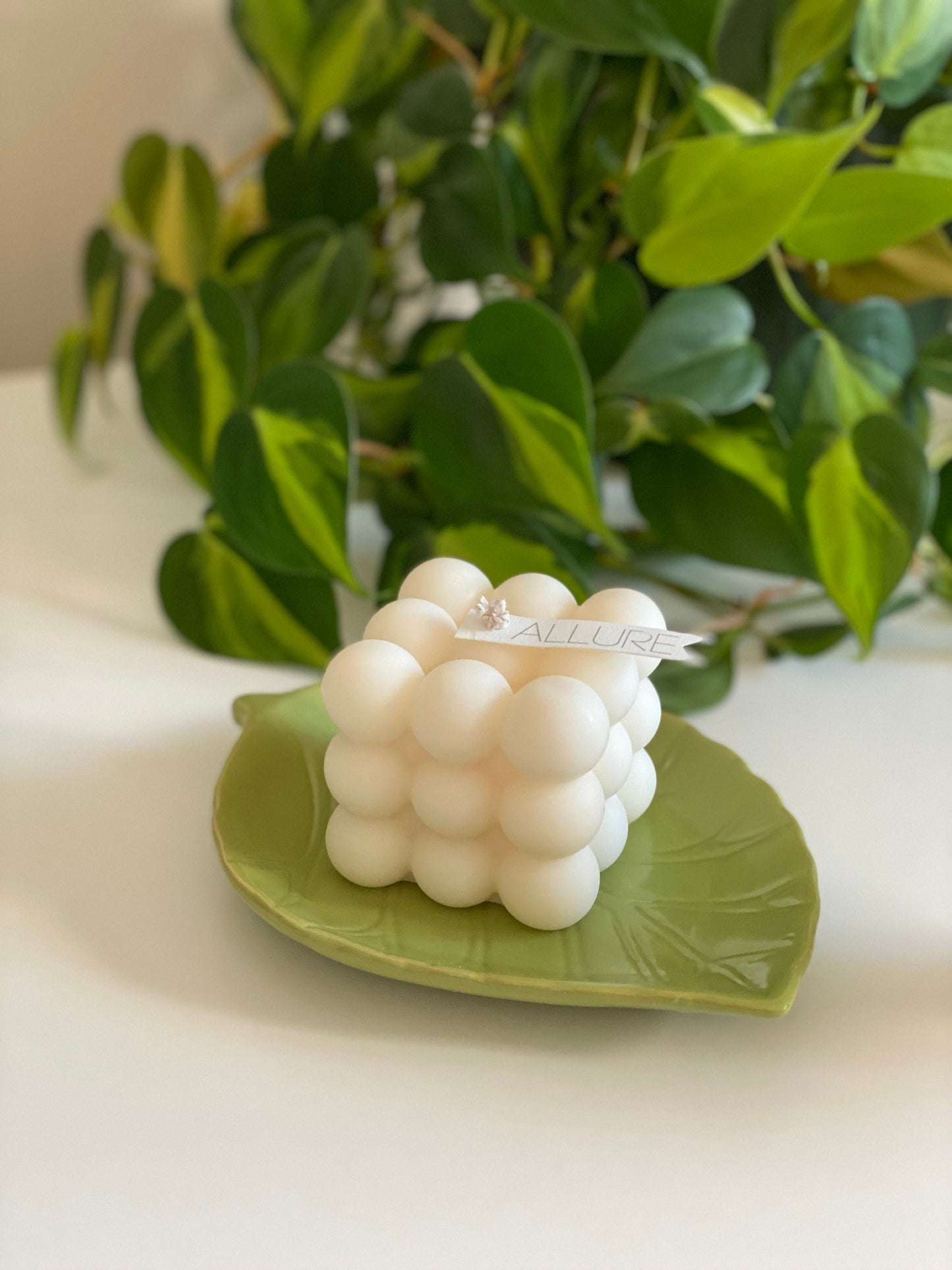 Ceramic Candle Coaster Tray