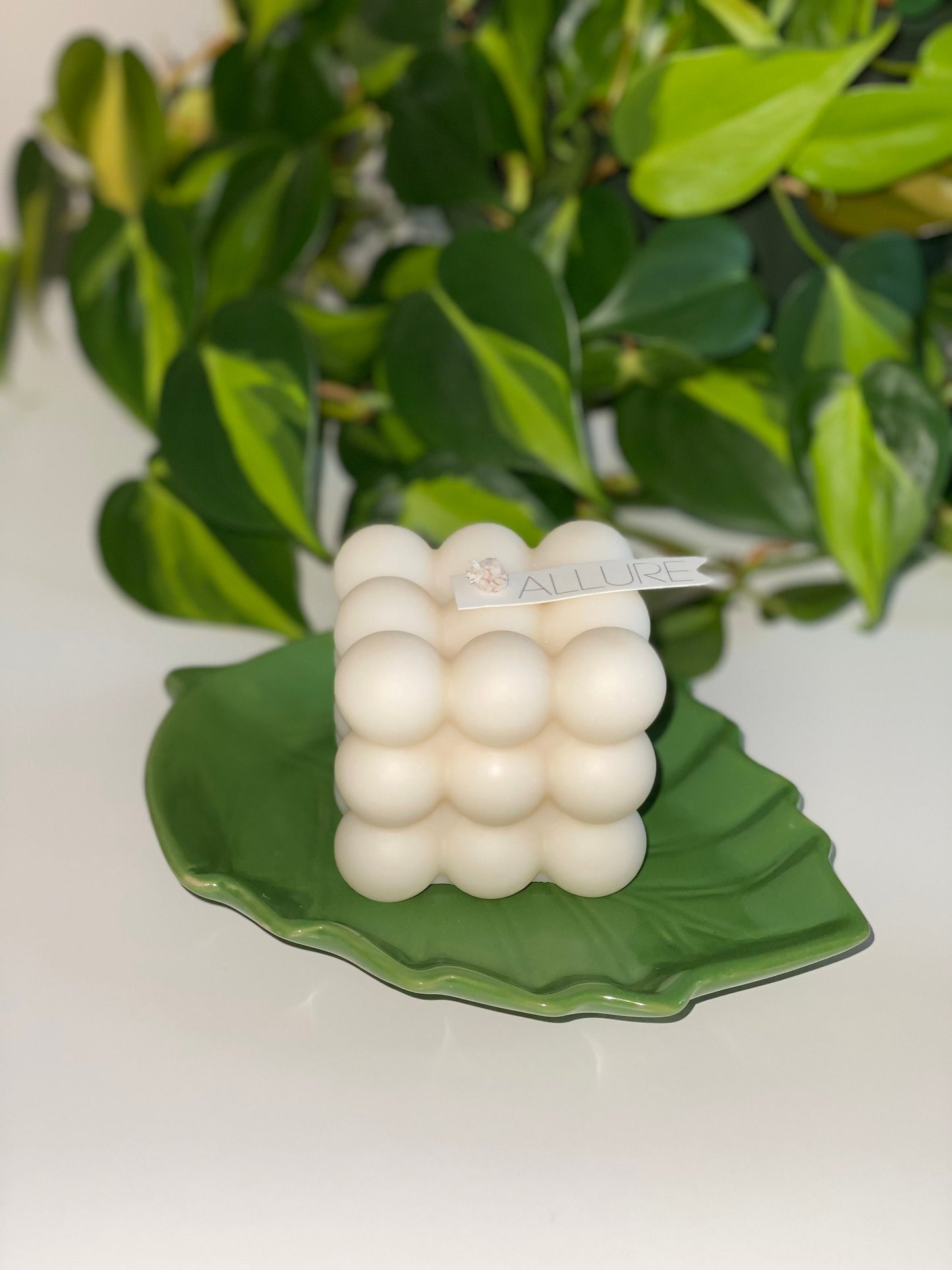 Ceramic Candle Coaster Tray