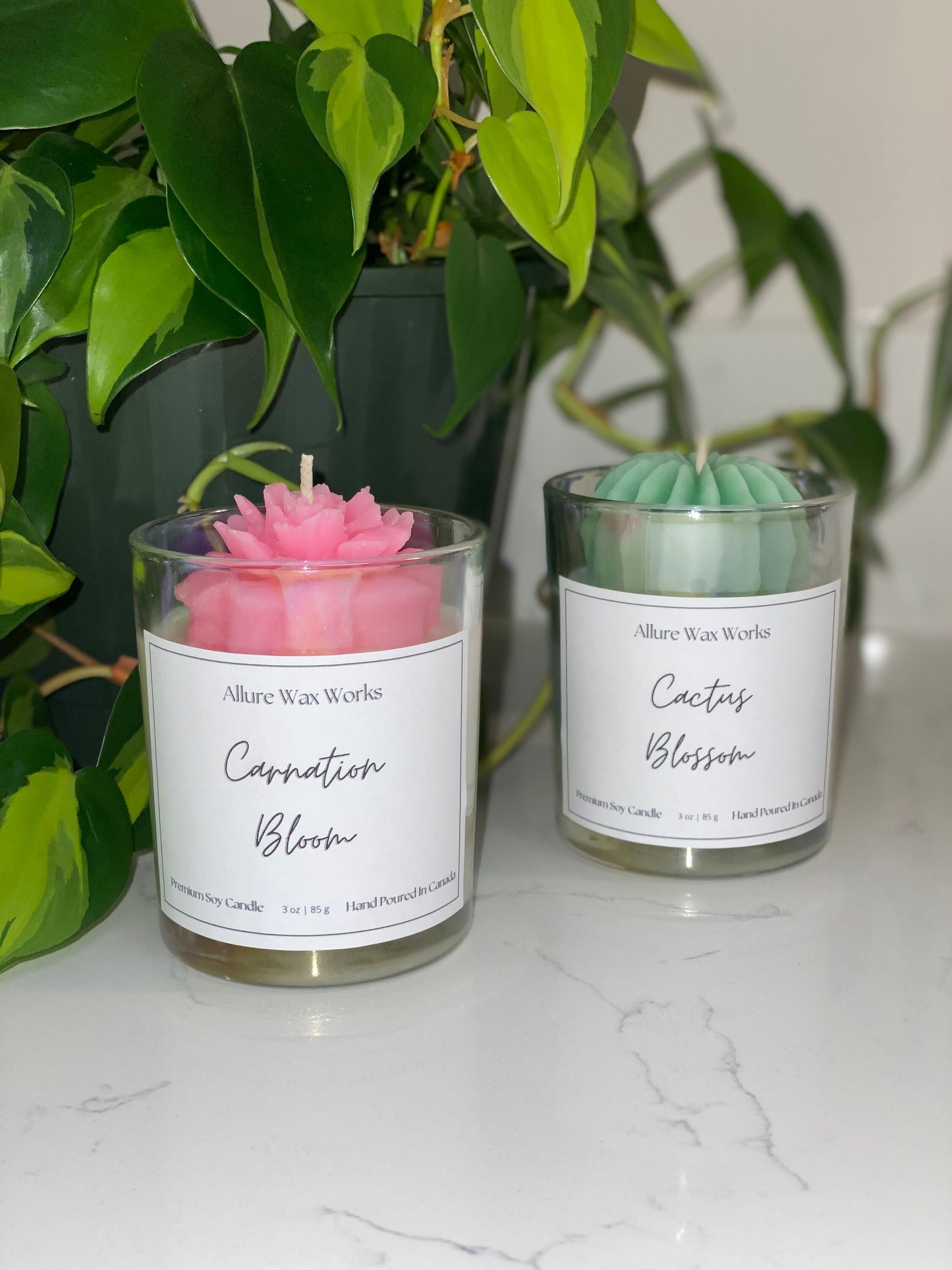 Carnation Bloom Candle